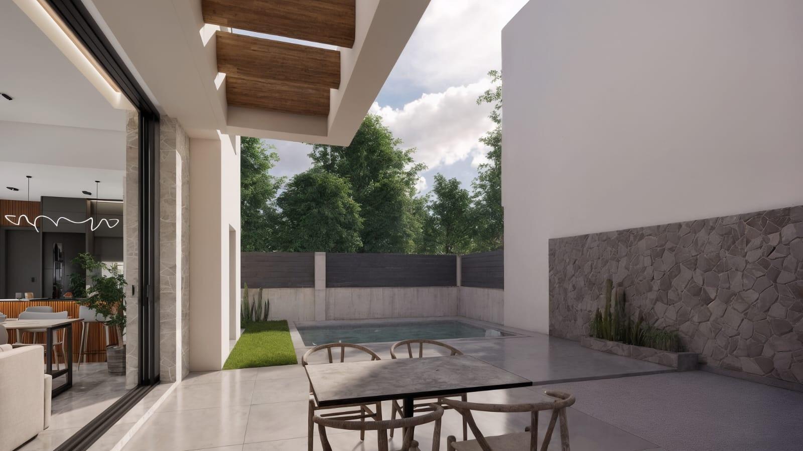 Villa obra nueva en Los Montesinos con piscina privada — 4 dorm.