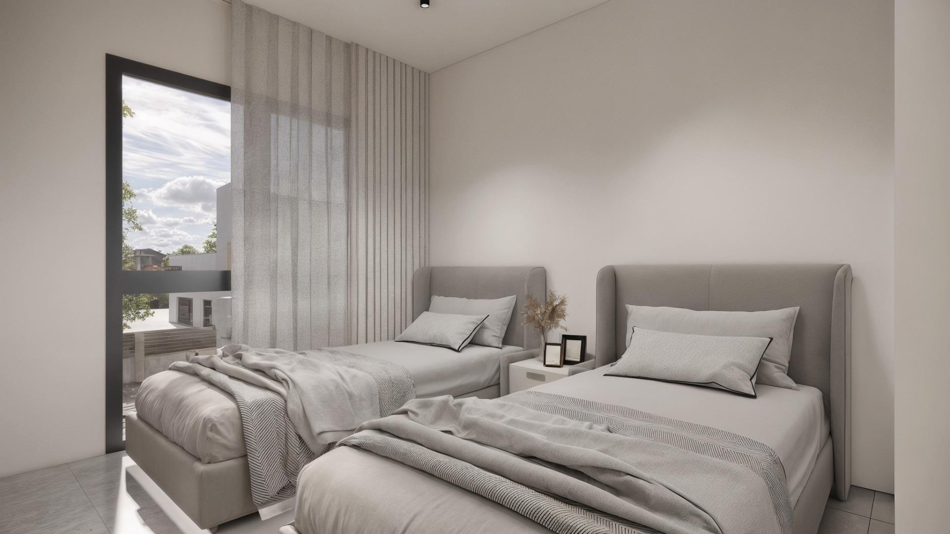 Villa obra nueva en Los Montesinos con piscina privada — 4 dorm.