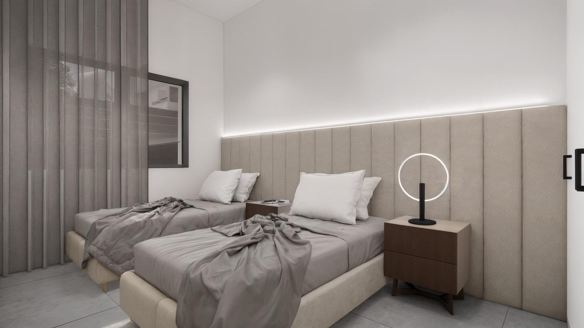 Villa obra nueva en Los Montesinos con piscina privada — 4 dorm.