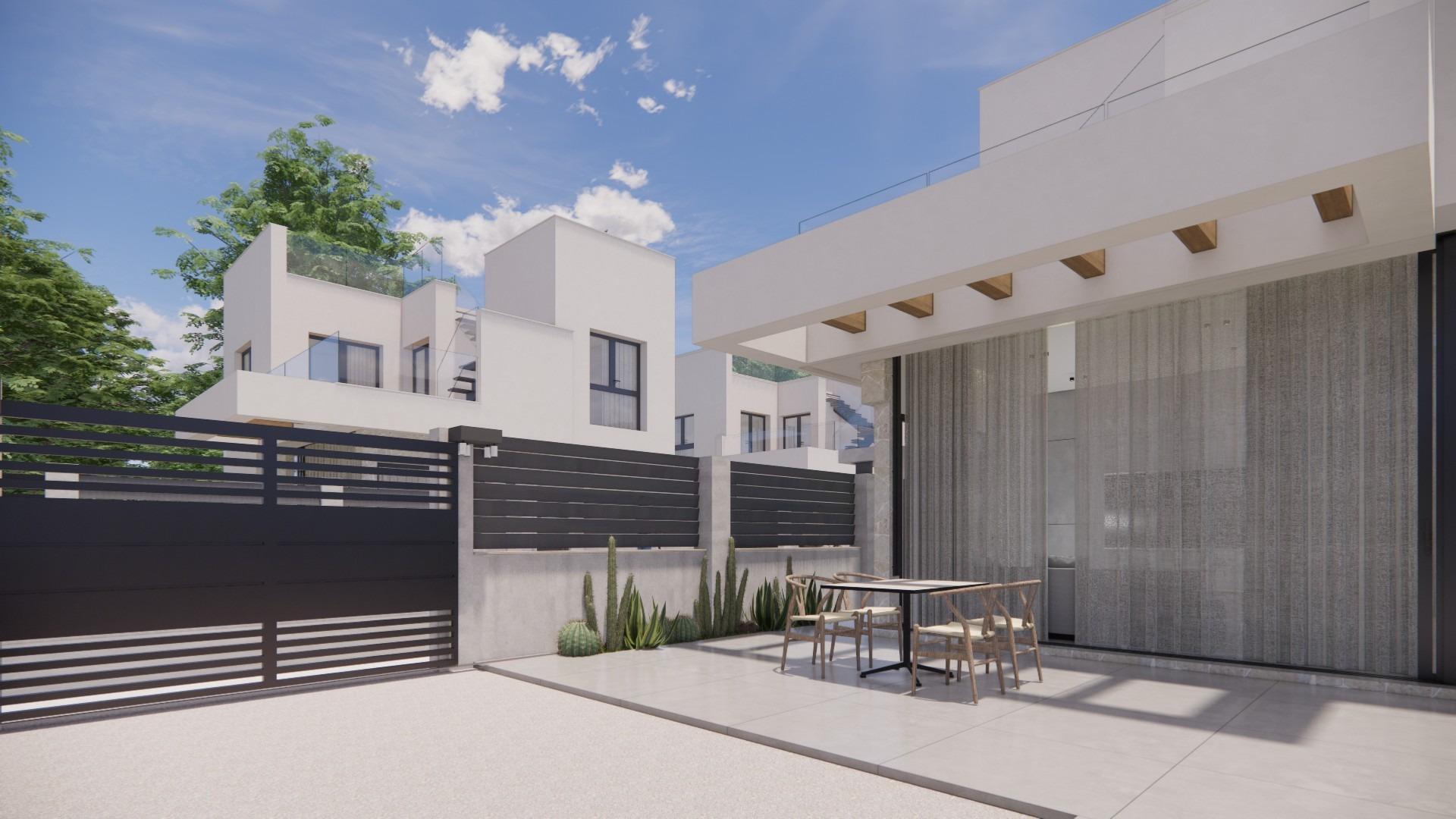 Villa obra nueva en Los Montesinos con piscina privada — 4 dorm.