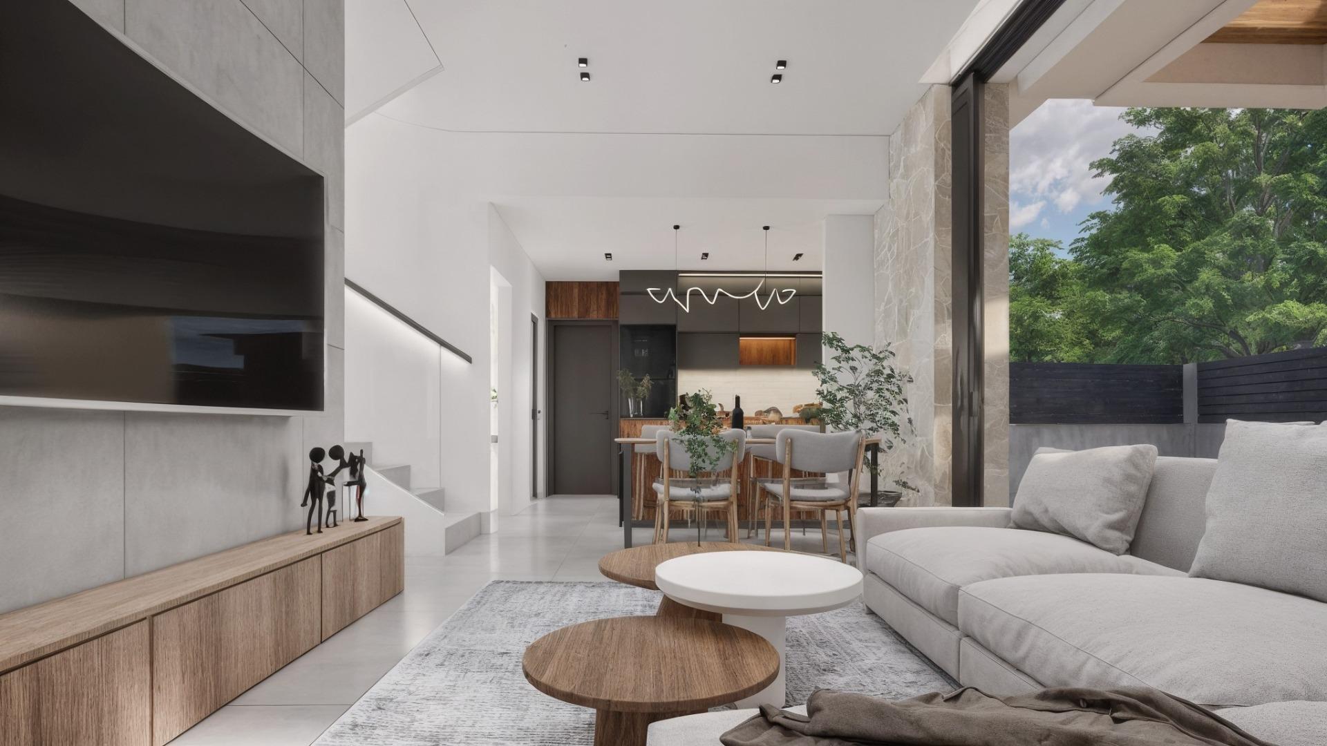Villa obra nueva en Los Montesinos con piscina privada — 4 dorm.