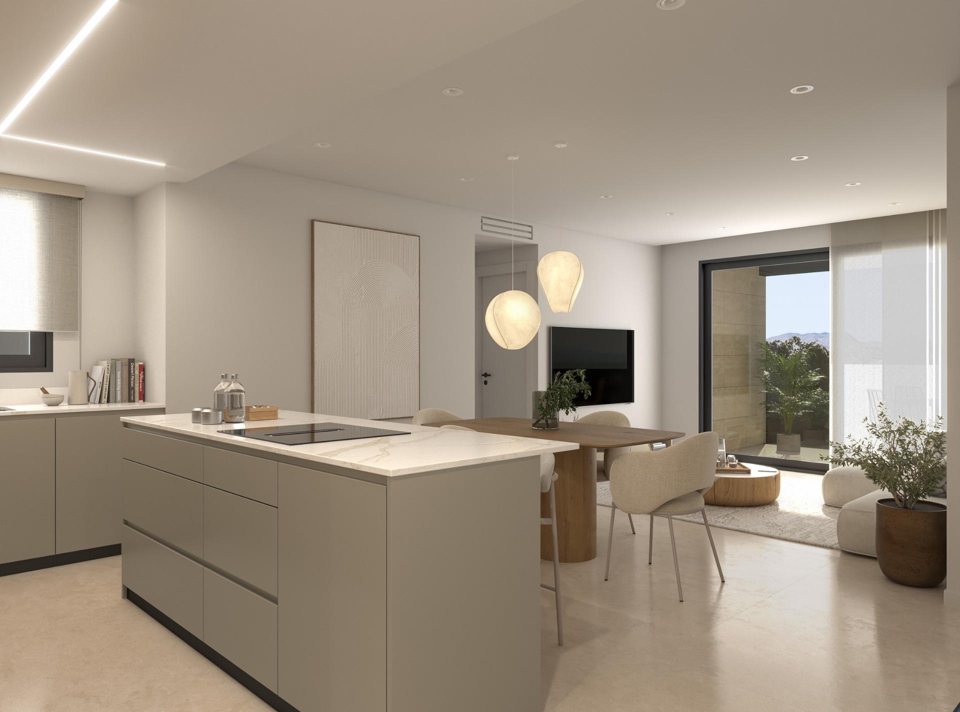 Apartamento 3 dorm. de obra nueva en Catral con piscina comunitaria en azotea