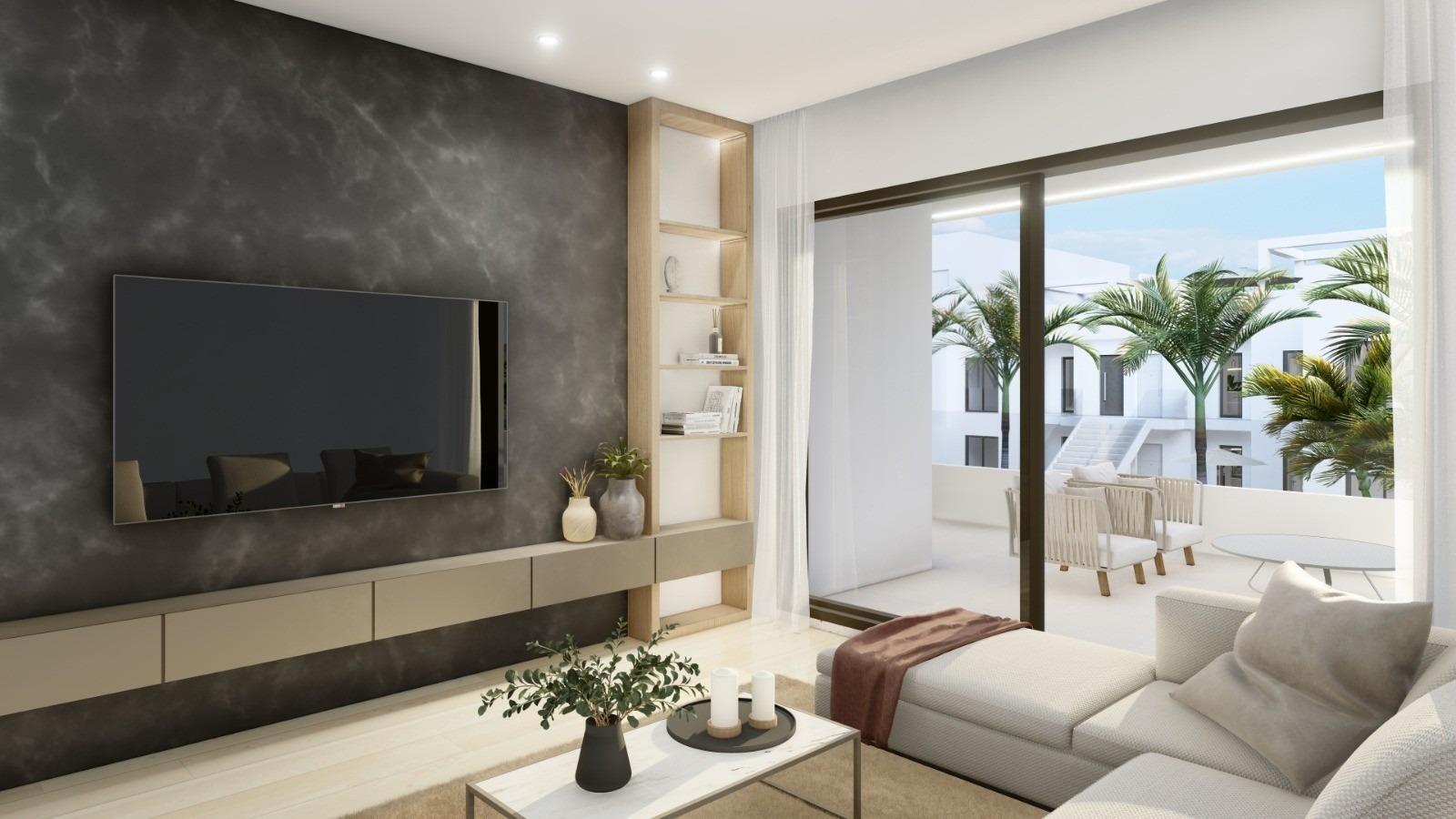 Chalet obra nueva con piscina privada en Pilar de la Horadada — 3 dorm