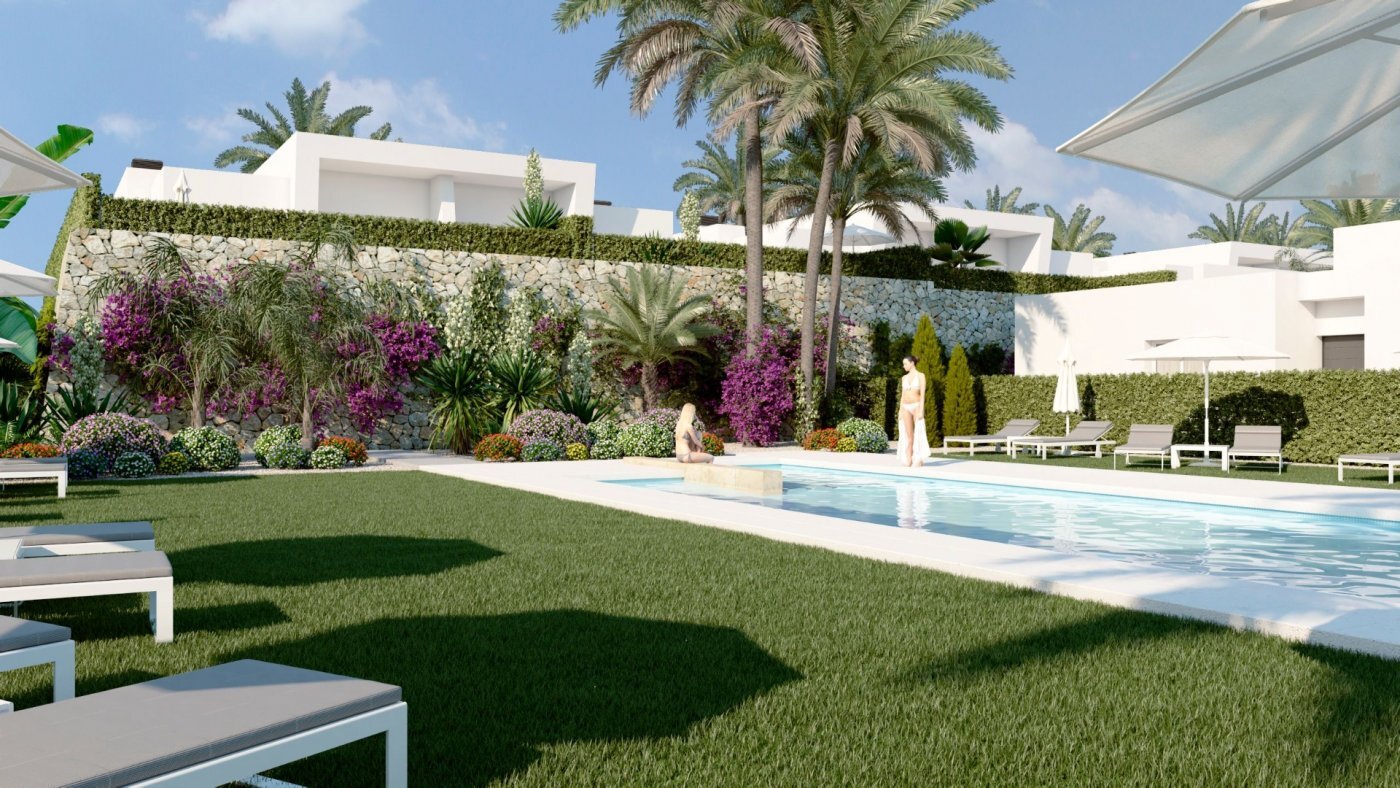 Villa obra nueva con piscina en Algorfa - 3 dorm