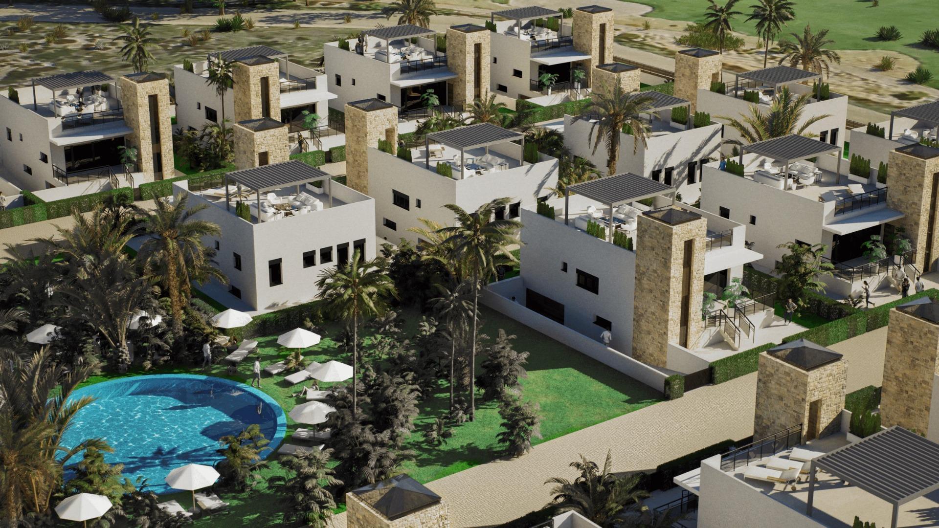 Villa de Obra Nueva con Piscina en Mazarrón — 2 Dormitorios, Sótano