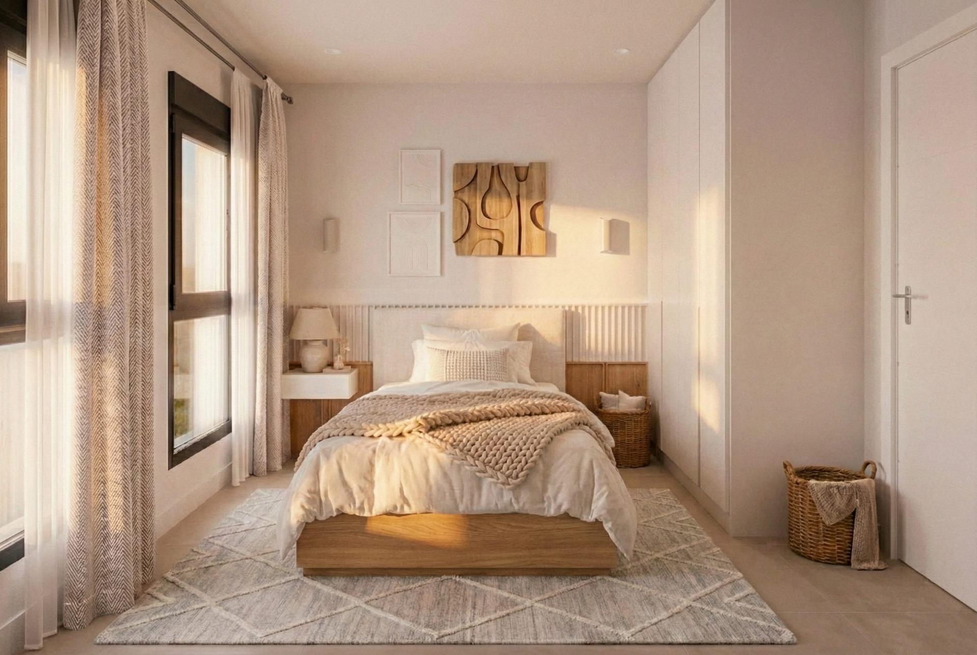 Villa obra nueva en Mazarron con piscina privada y solárium — 3 hab