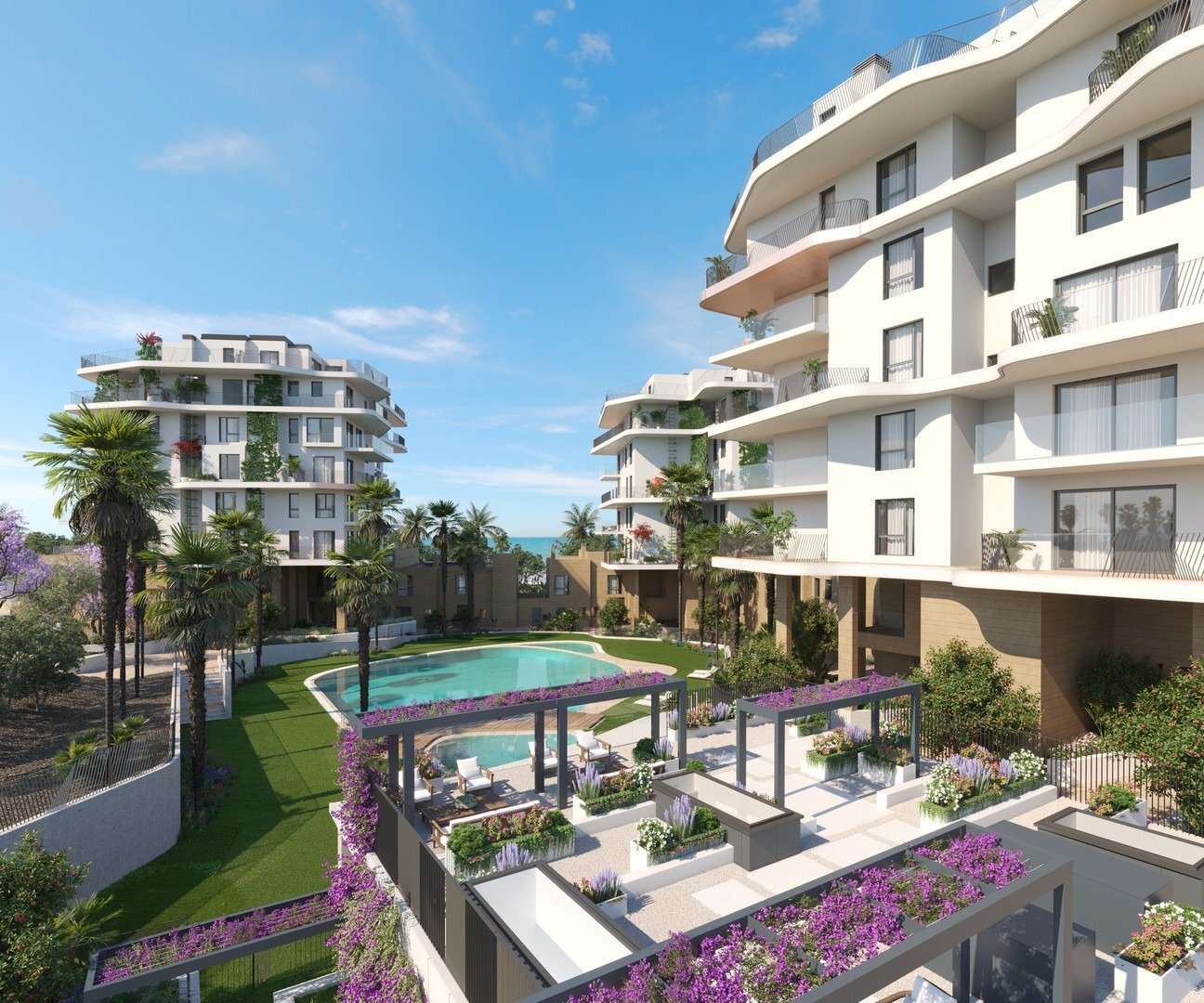 Apartamento Obra Nueva con Piscina Privada a 50m de la Playa en Villajoyosa