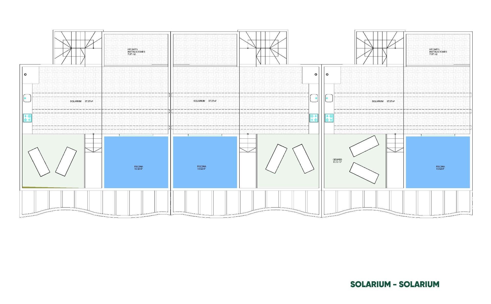 Chalet de obra nueva con piscina privada en Pilar de la Horadada — 3 dorm.