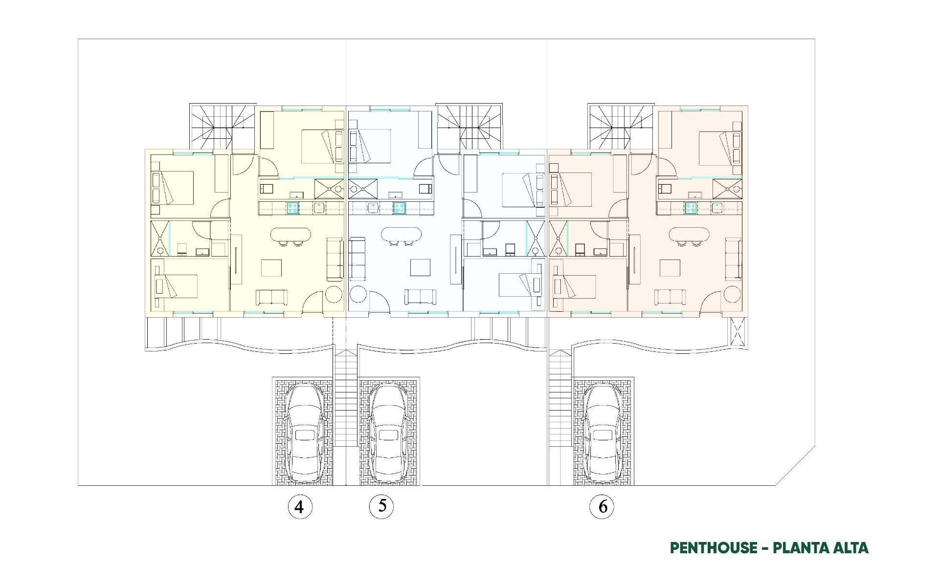 Chalet de obra nueva con piscina privada en Pilar de la Horadada — 3 dorm.