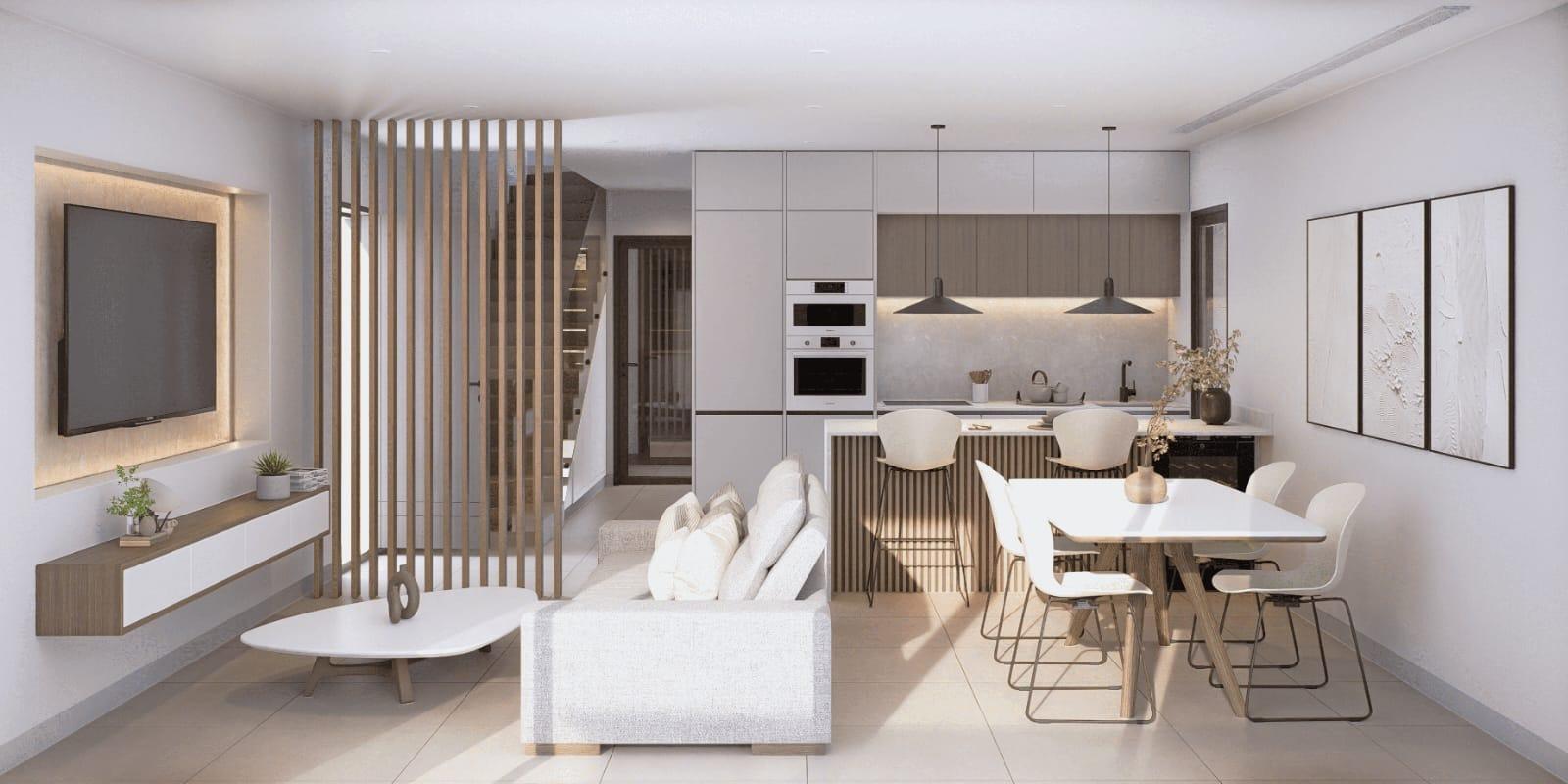 Villa obra nueva con piscina en Pilar de la Horadada — 3 hab.