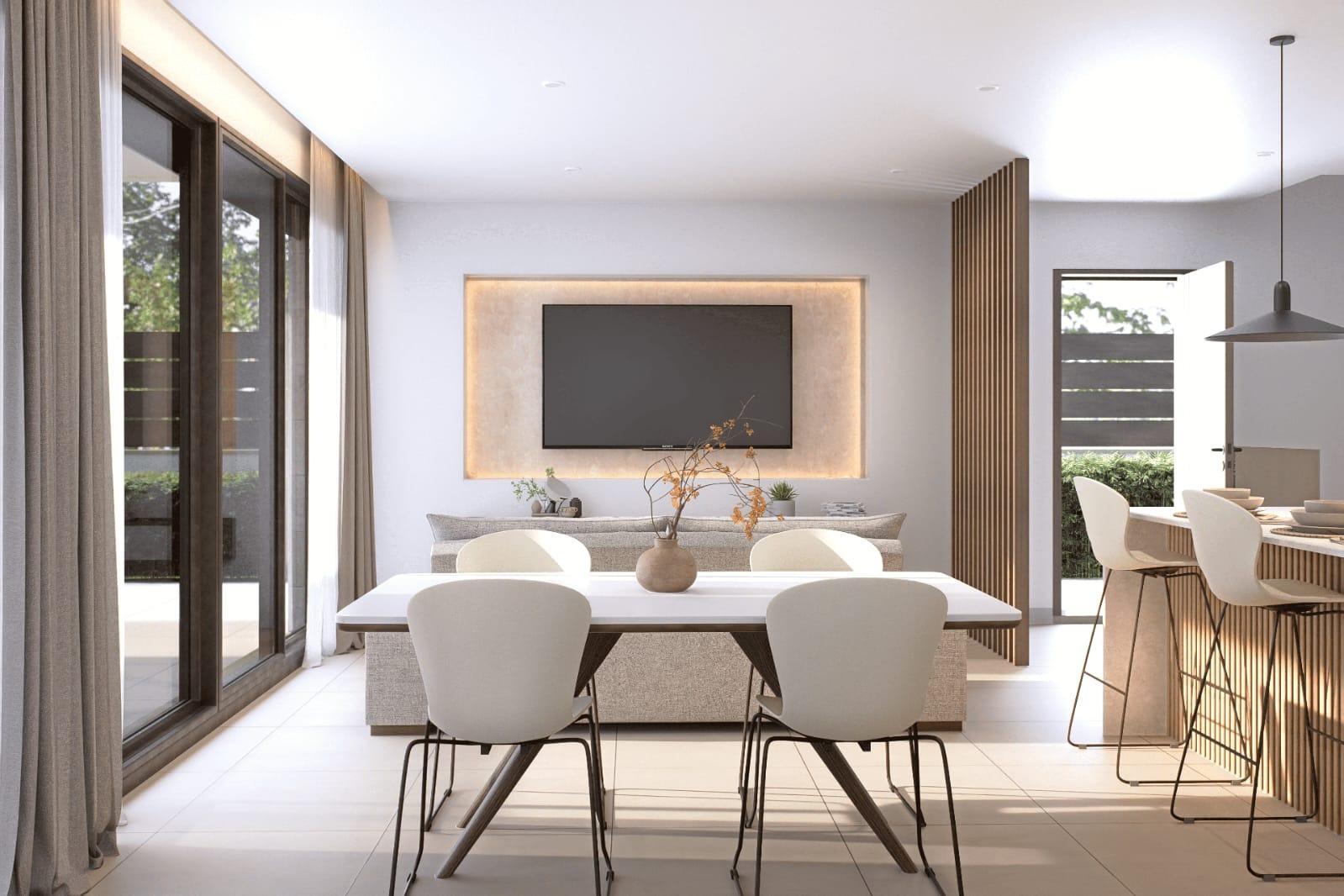 Villa obra nueva con piscina en Pilar de la Horadada — 3 hab.