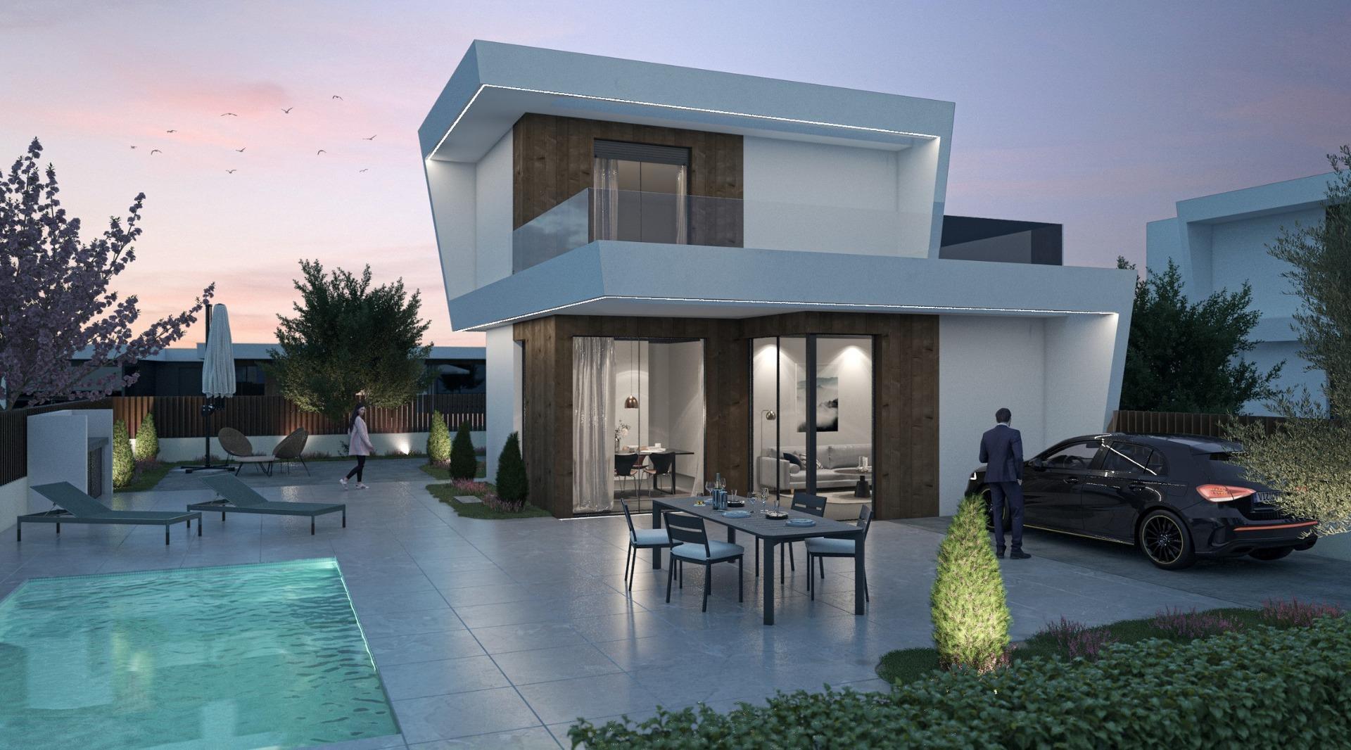 Villa Obra Nueva 3 Dorm. Piscina Privada en Baños y Mendigo — 499.900€