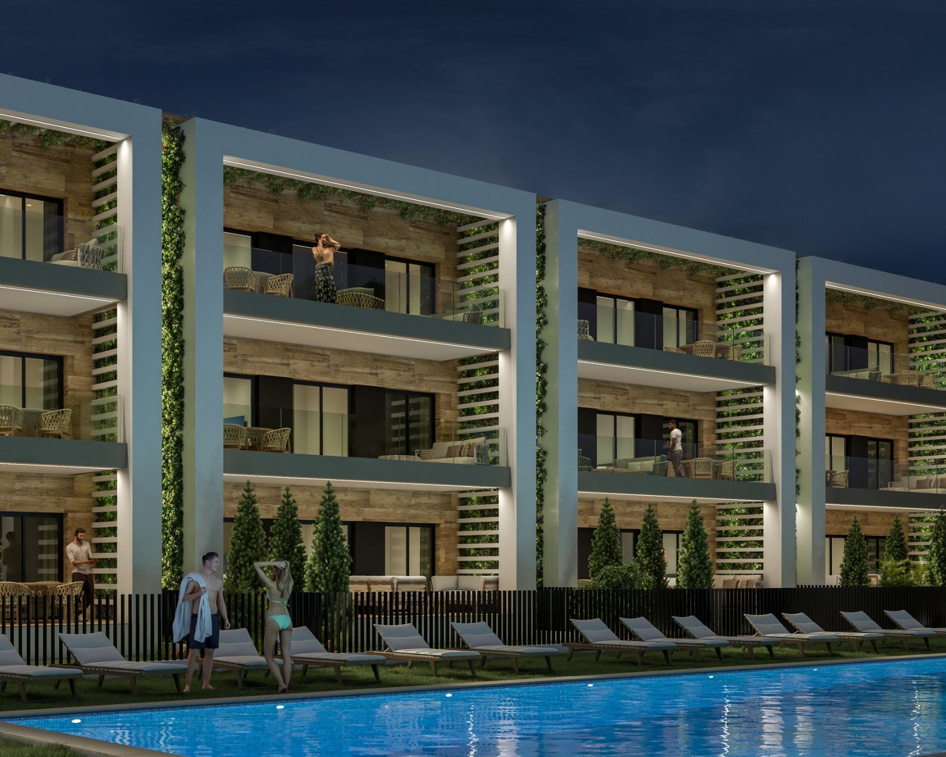 Ático Obra Nueva en Los Alcázares con Piscina Privada — 2 Dorm.