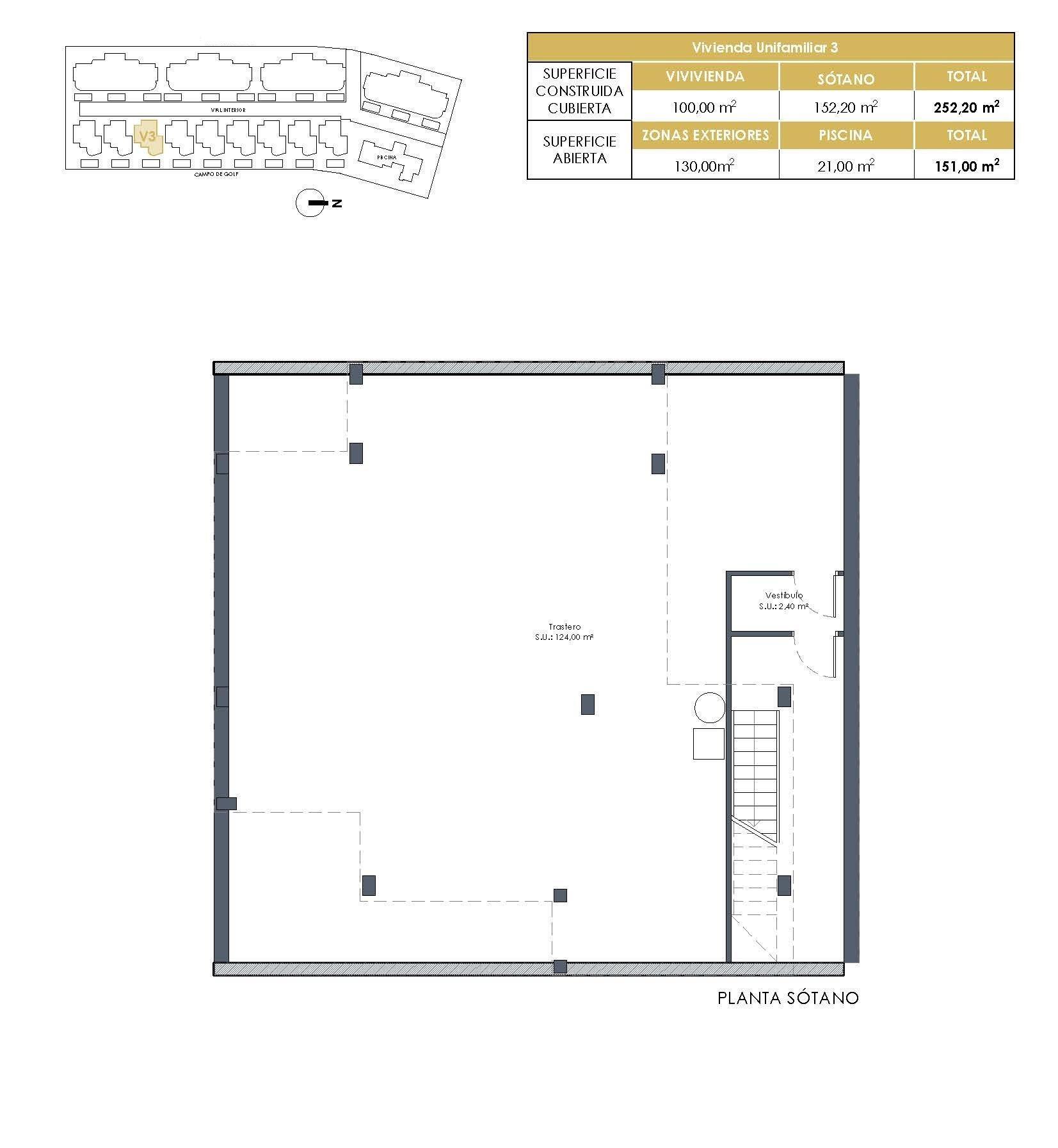 Villa obra nueva con piscina en Los Alcázares — 3 dorm, 250 m² parcela