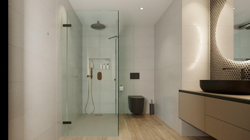 Ático con Piscina Privada y Vistas a Benidorm en Finestrat — Obra Nueva