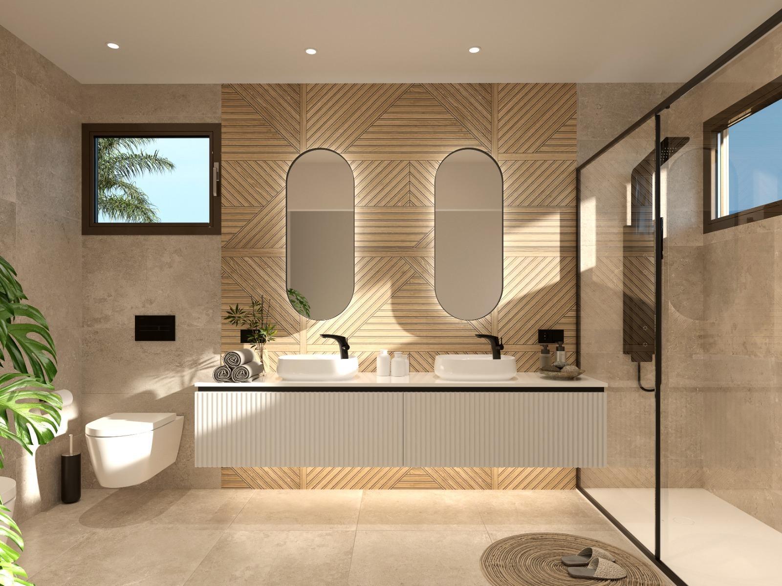 Villa obra nueva con piscina privada en Orihuela Costa — 3 dorm