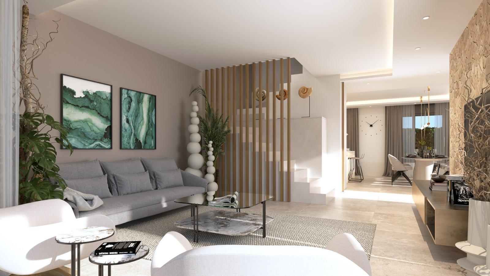 Villa obra nueva con piscina privada en Orihuela Costa — 3 dorm