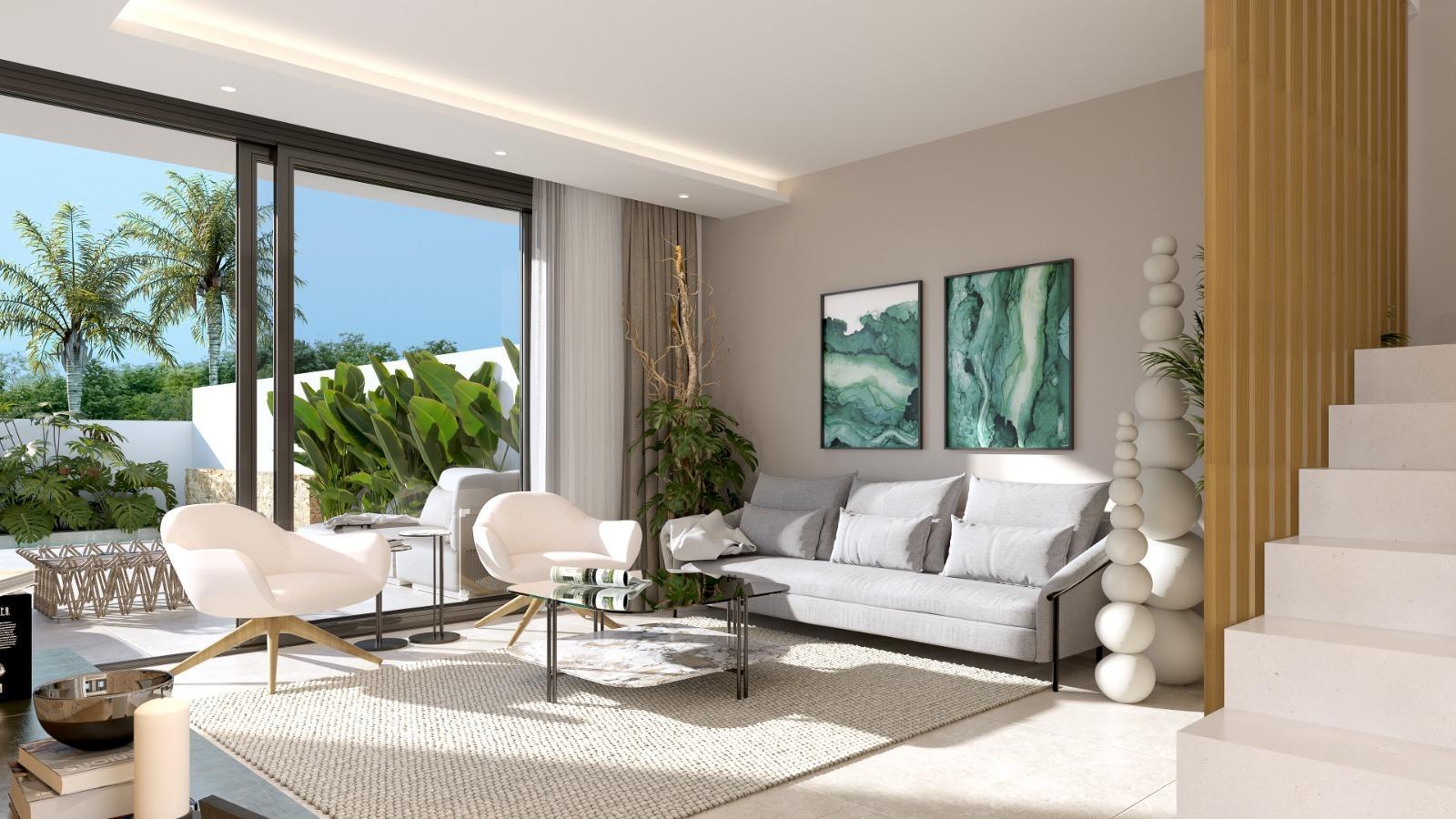 Villa obra nueva con piscina privada en Orihuela Costa — 3 dorm