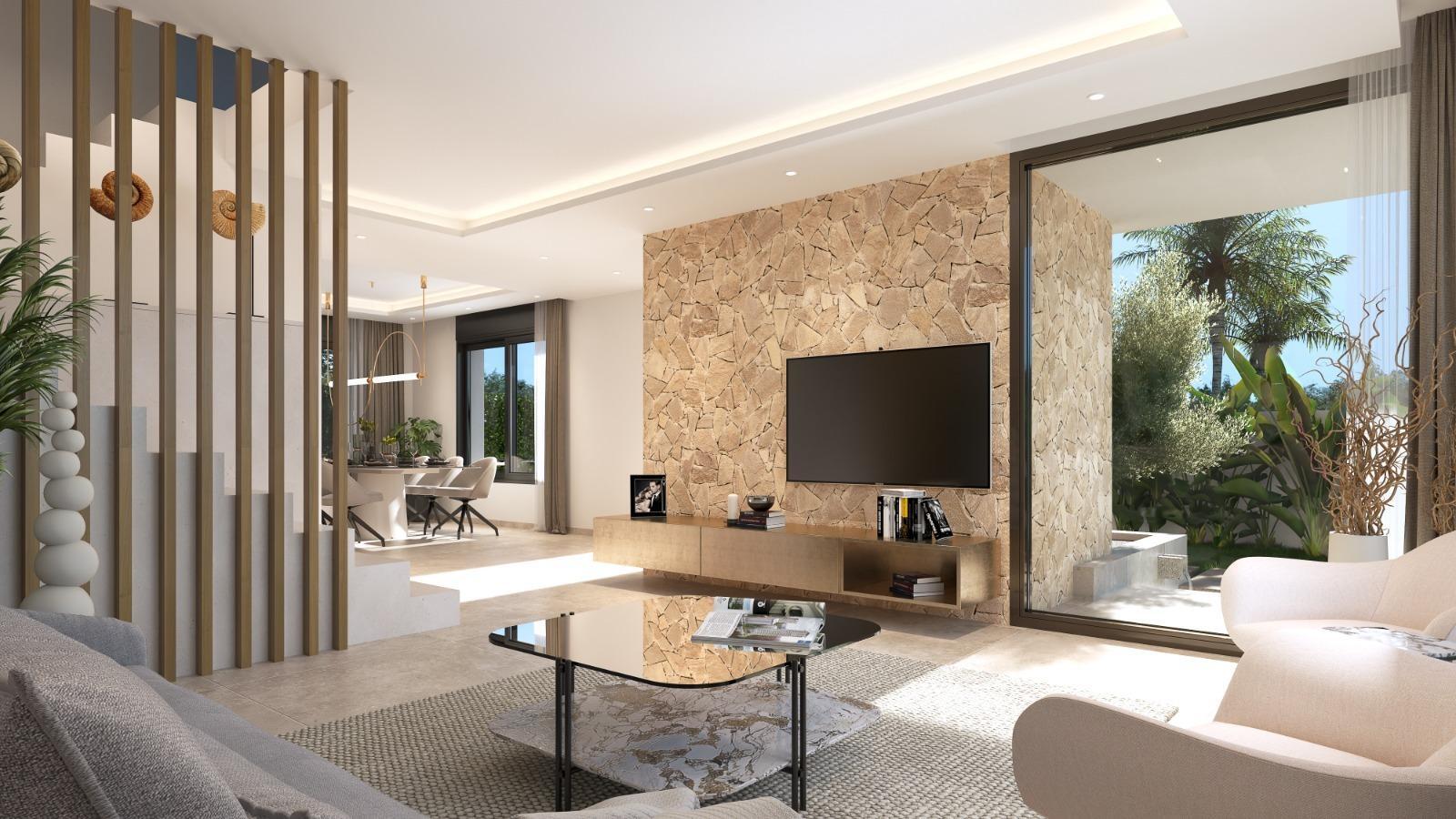 Villa obra nueva con piscina privada en Orihuela Costa — 3 dorm