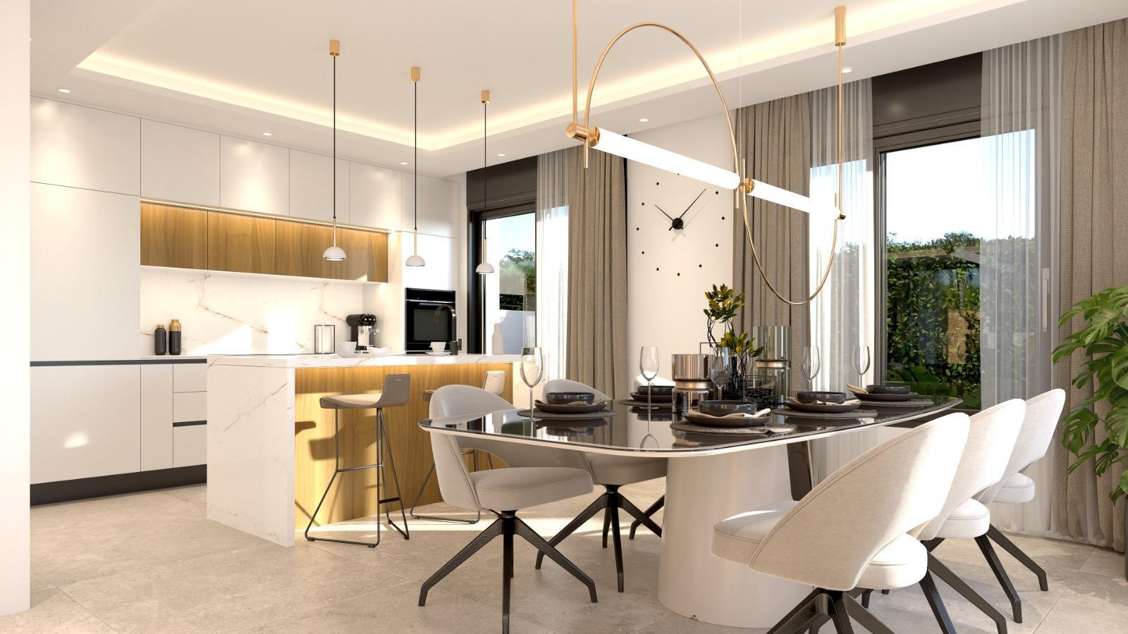 Villa obra nueva con piscina privada en Orihuela Costa — 3 dorm