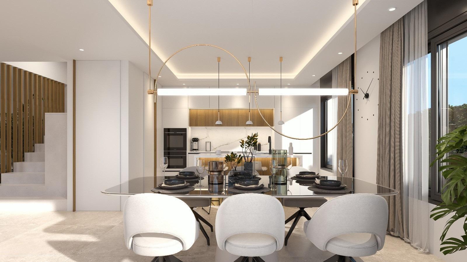 Villa obra nueva con piscina privada en Orihuela Costa — 3 dorm