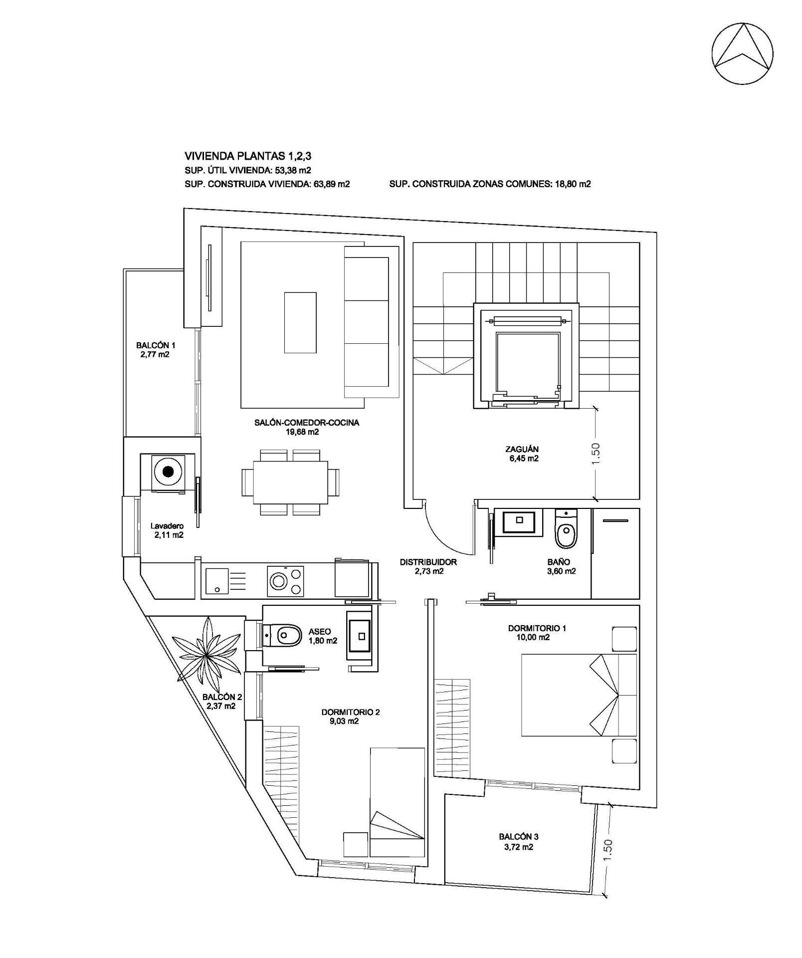 Apartamento en Bigastro