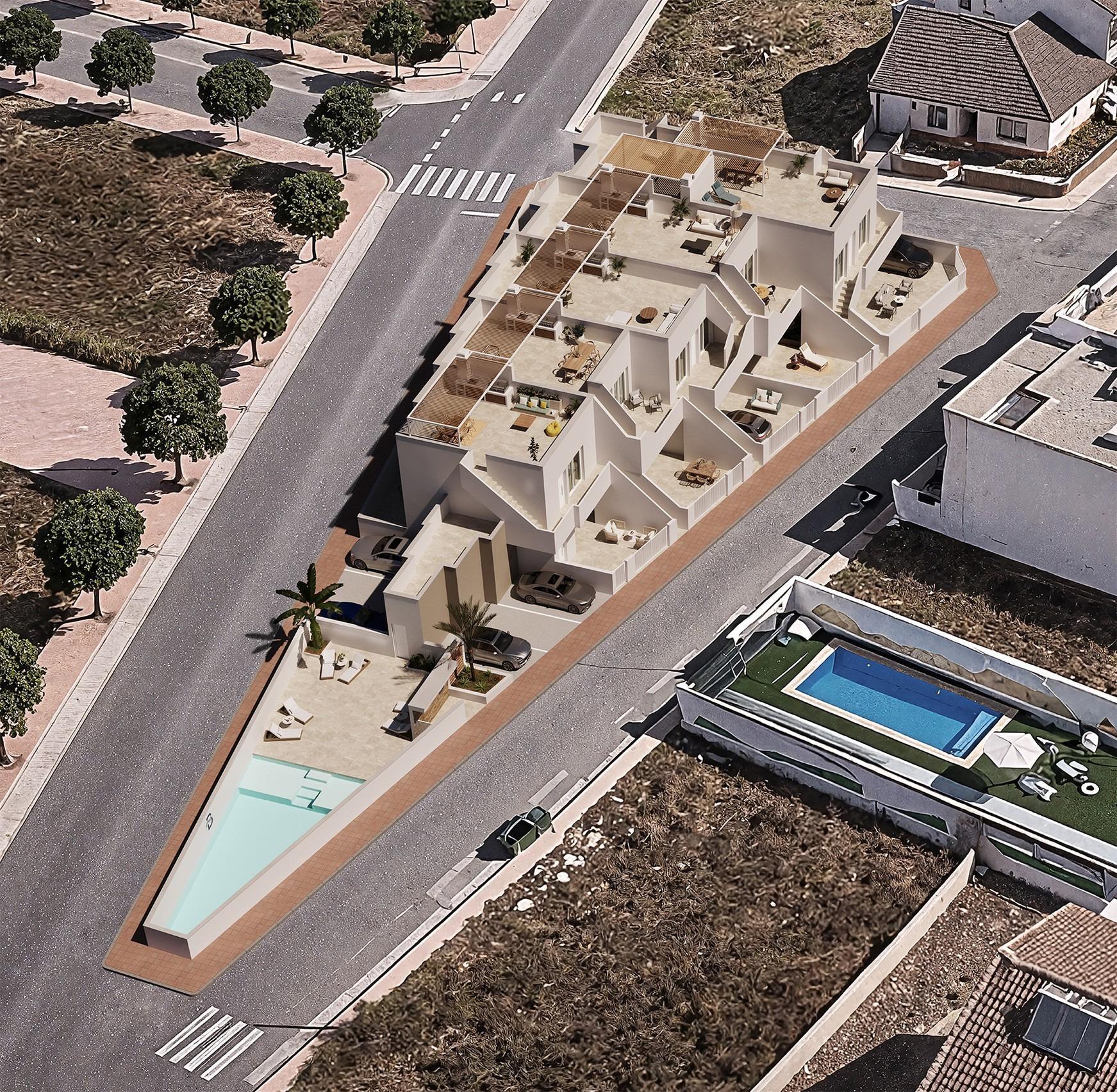 Chalet obra nueva San Pedro del Pinatar con piscina privada — 1 hab