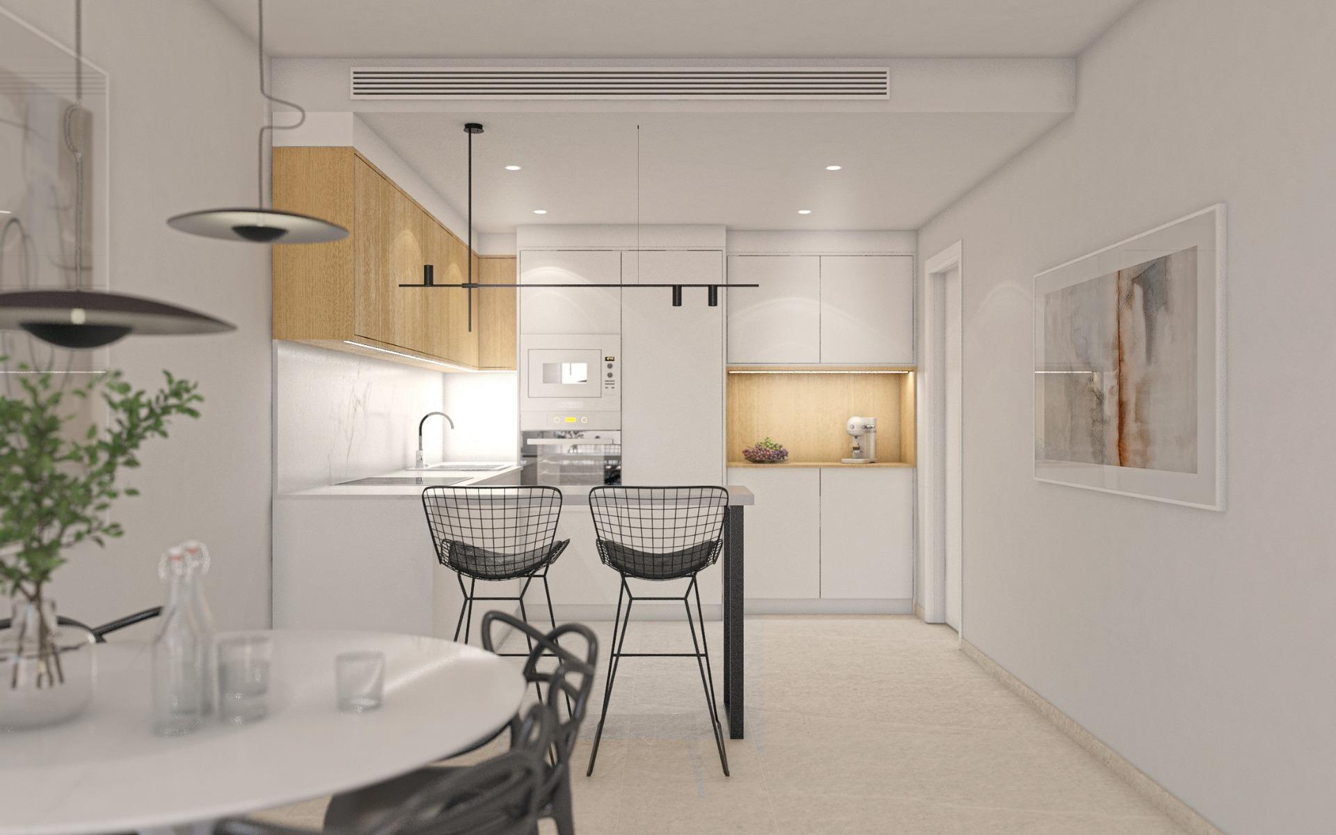 Chalet obra nueva San Pedro del Pinatar con piscina privada — 1 hab