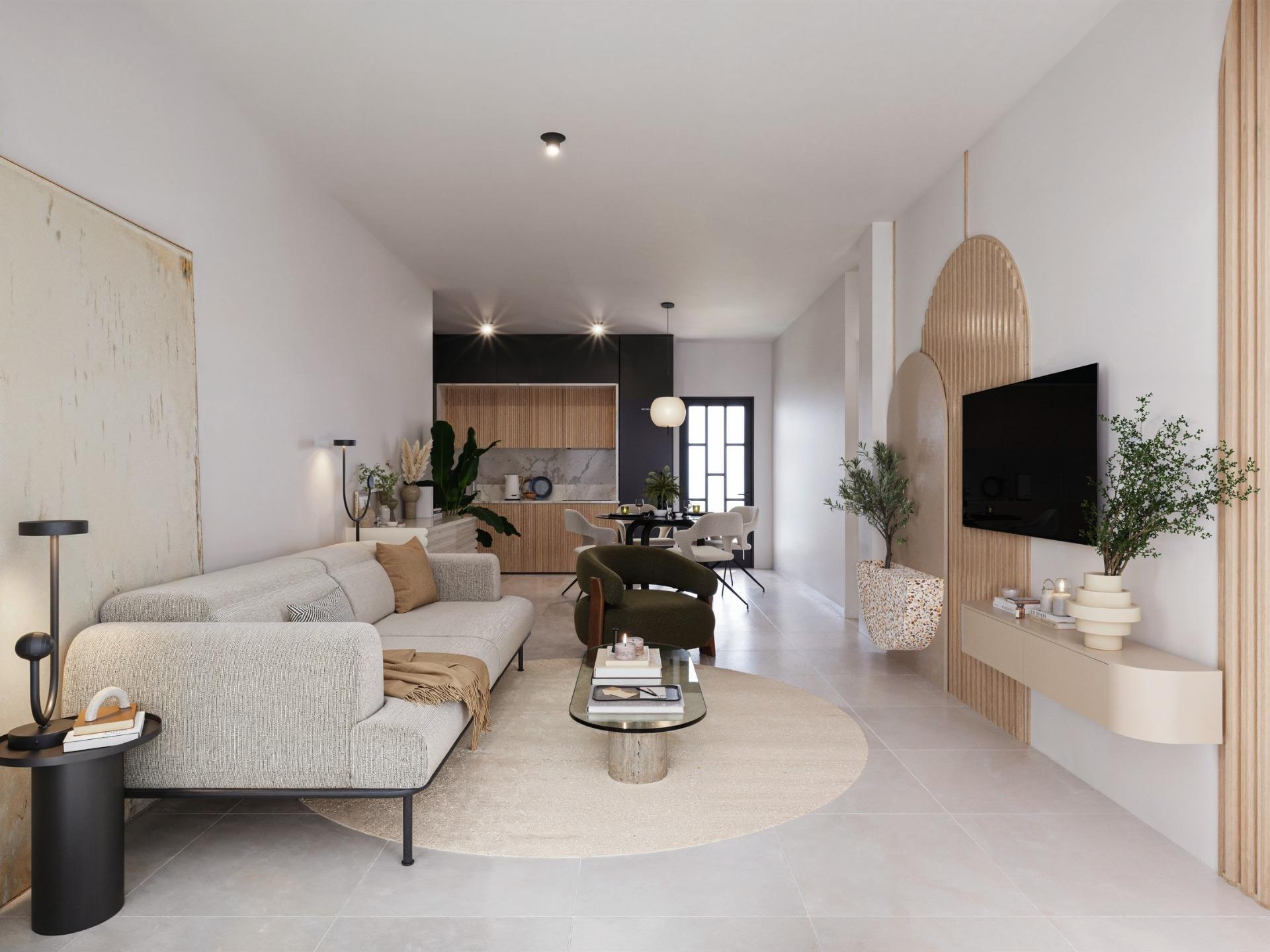 Chalet obra nueva con piscina privada en San Miguel de Salinas — 2 dorm.