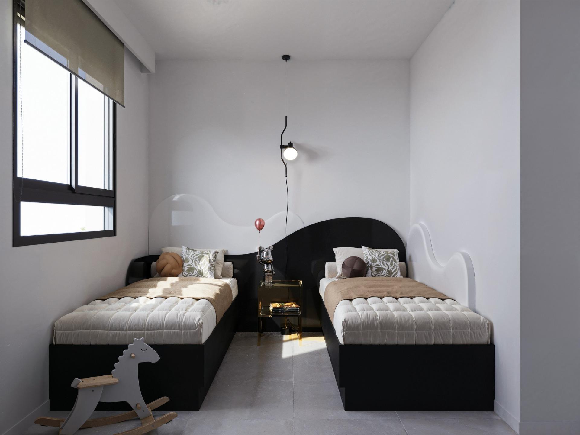 Chalet obra nueva con piscina privada en San Miguel de Salinas — 2 dorm.