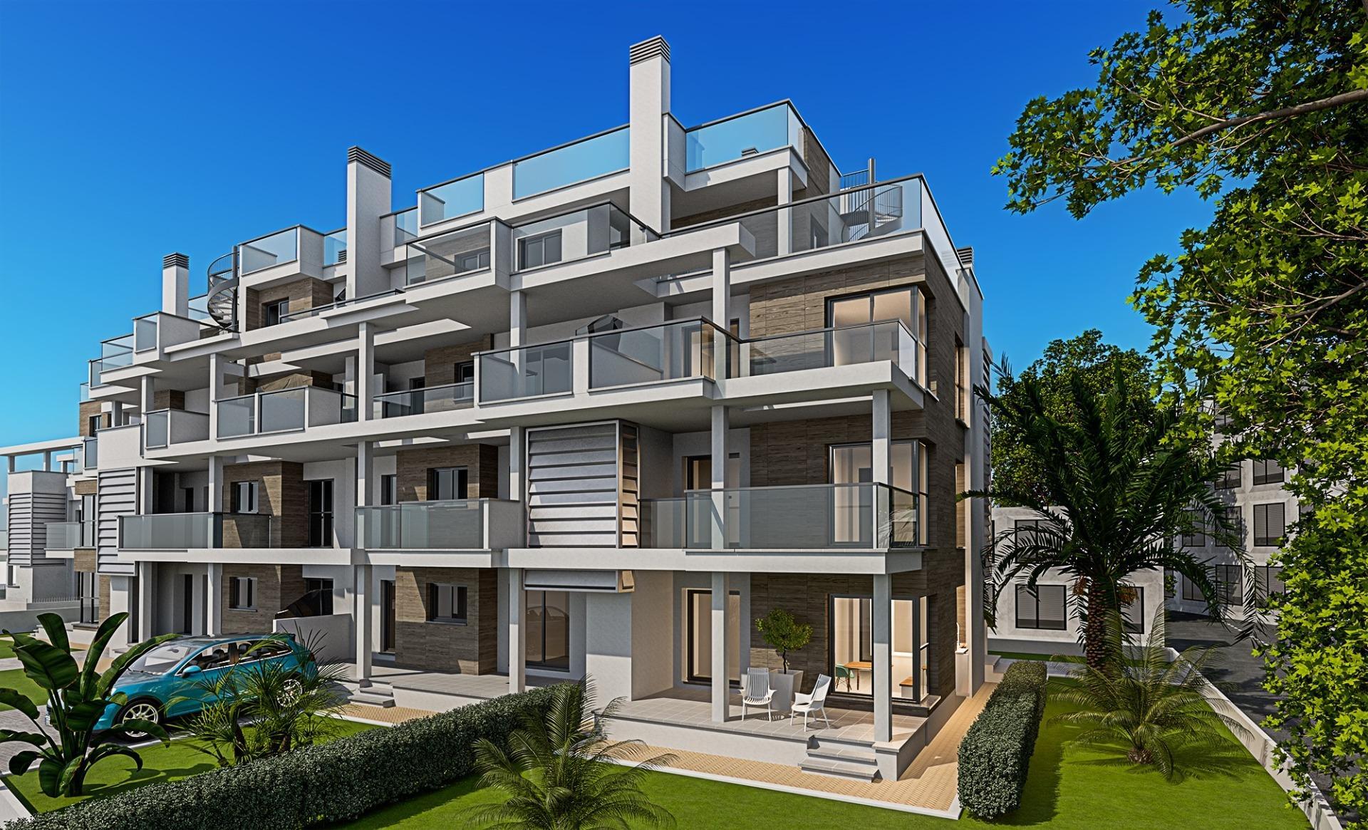 Apartamento Obra Nueva en Dénia con Piscina Privada — 3 Dorm.