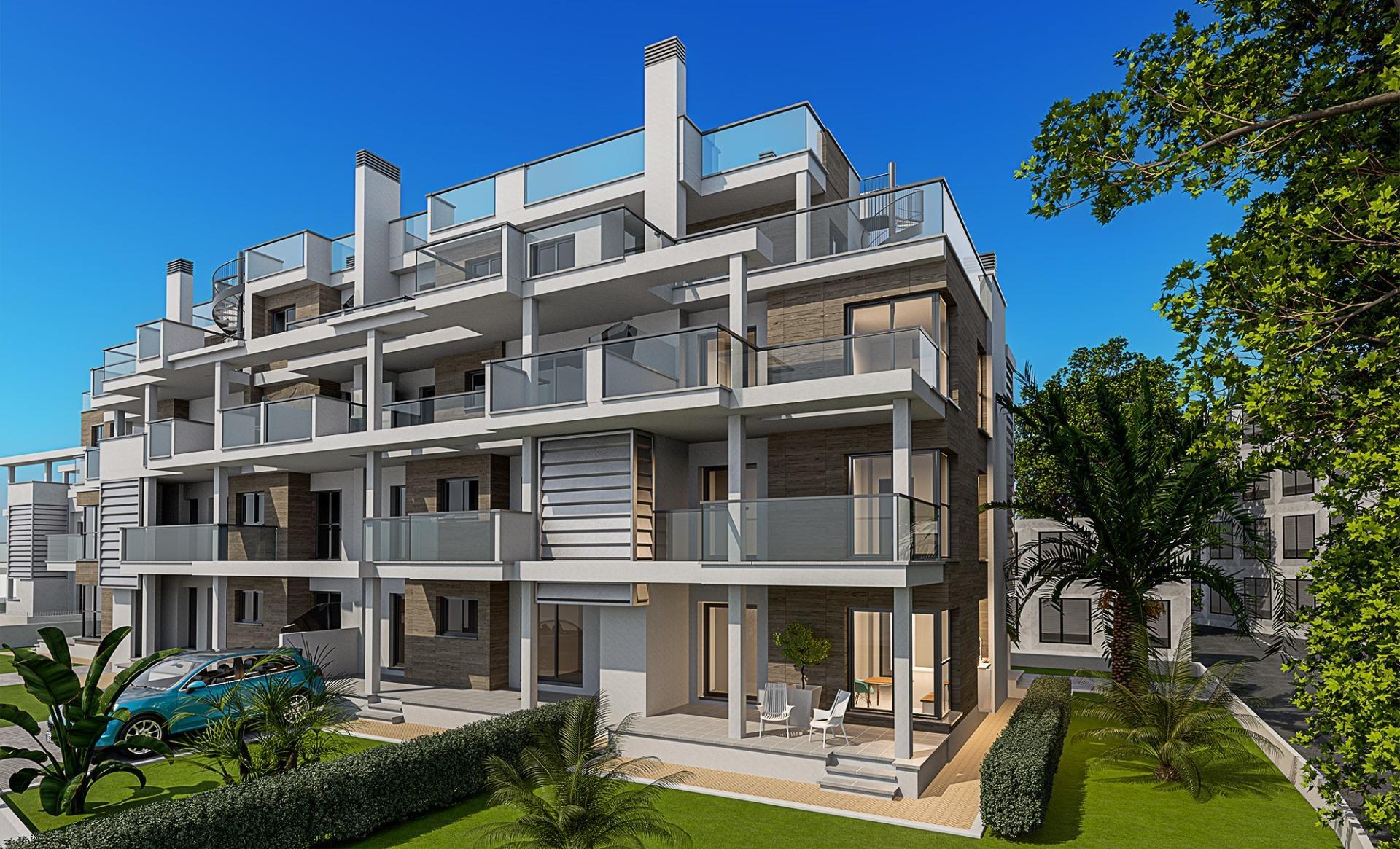 Apartamento Obra Nueva en Dénia con Piscina Privada — 3 Dorm.