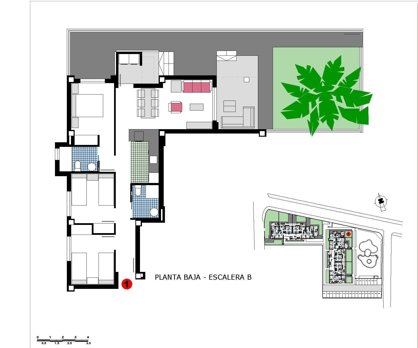 Apartamento Obra Nueva en Dénia con Piscina Privada — 3 Dorm.