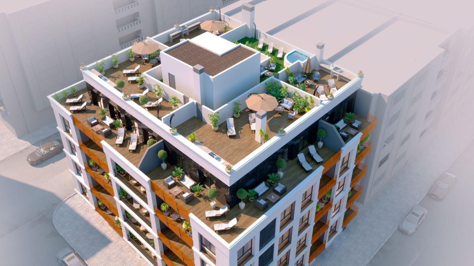 Ático Obra Nueva con Piscina Privada en Torrevieja — 2 Dorm.