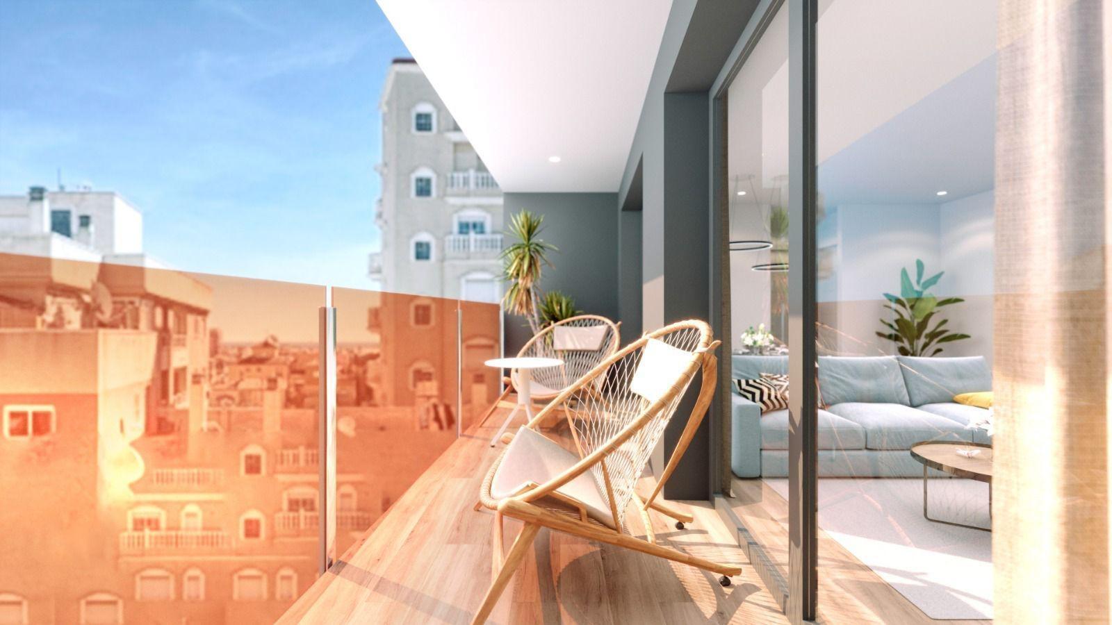 Ático Obra Nueva con Piscina Privada en Torrevieja — 2 Dorm.