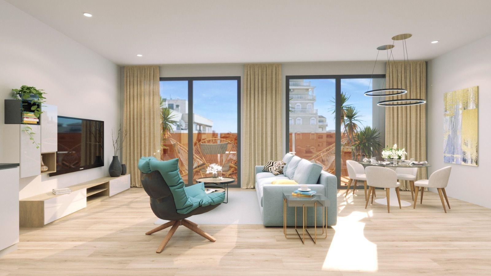 Ático Obra Nueva con Piscina Privada en Torrevieja — 2 Dorm.