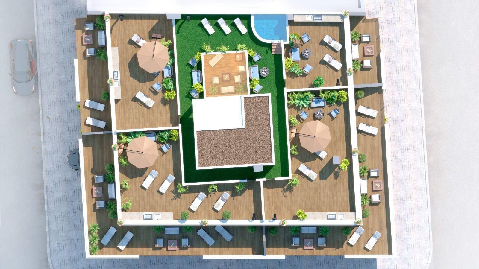 Ático Obra Nueva con Piscina Privada en Torrevieja — 2 Dorm.