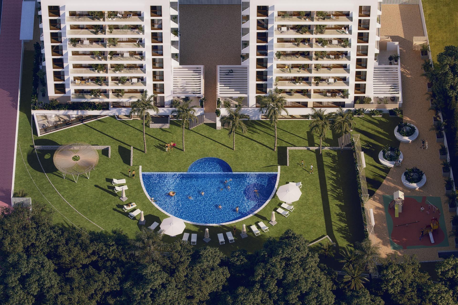 Apartamento Obra Nueva con Piscina Privada en Guardamar del Segura — 2 Dorm.