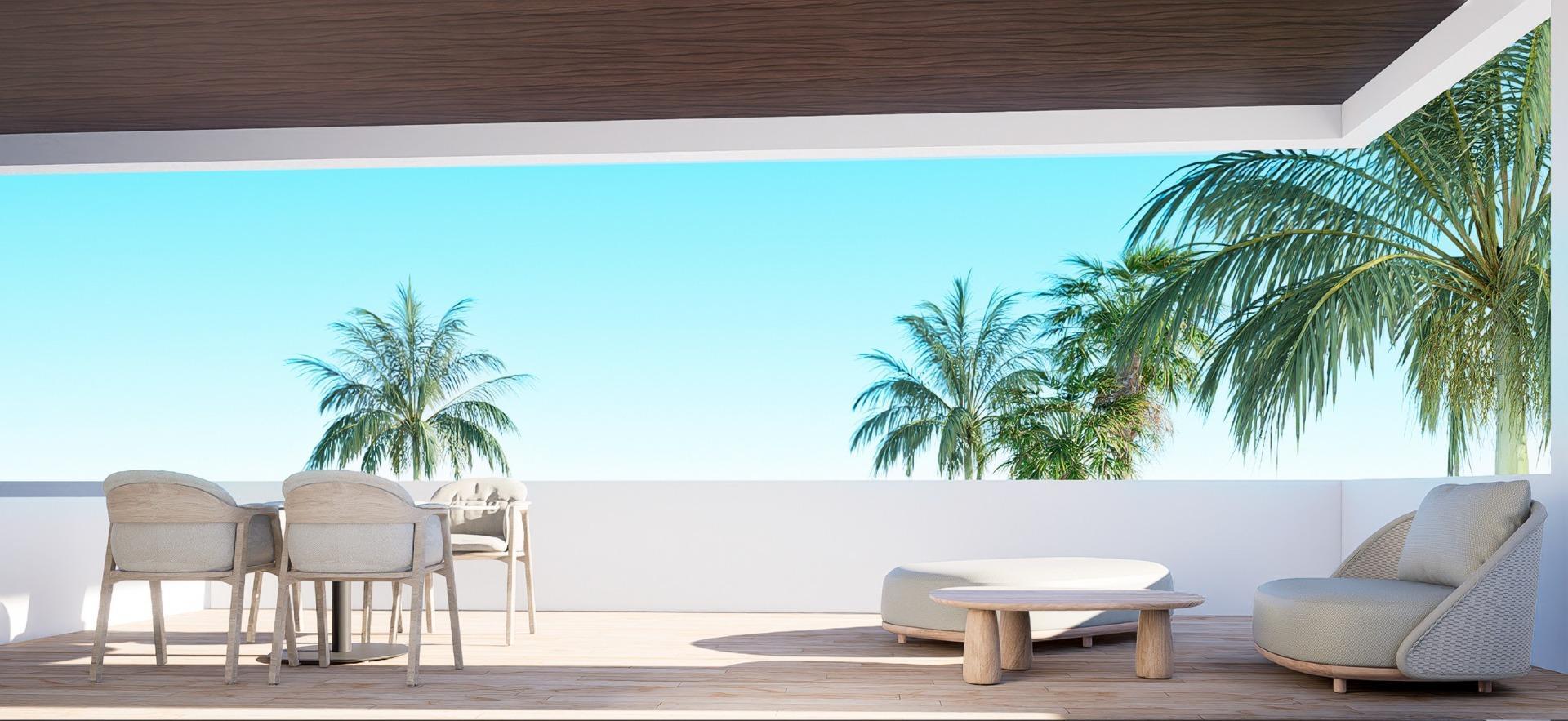 Ático Lujo Obra Nueva con Piscina Privada en Finestrat — Vistas Panorámicas