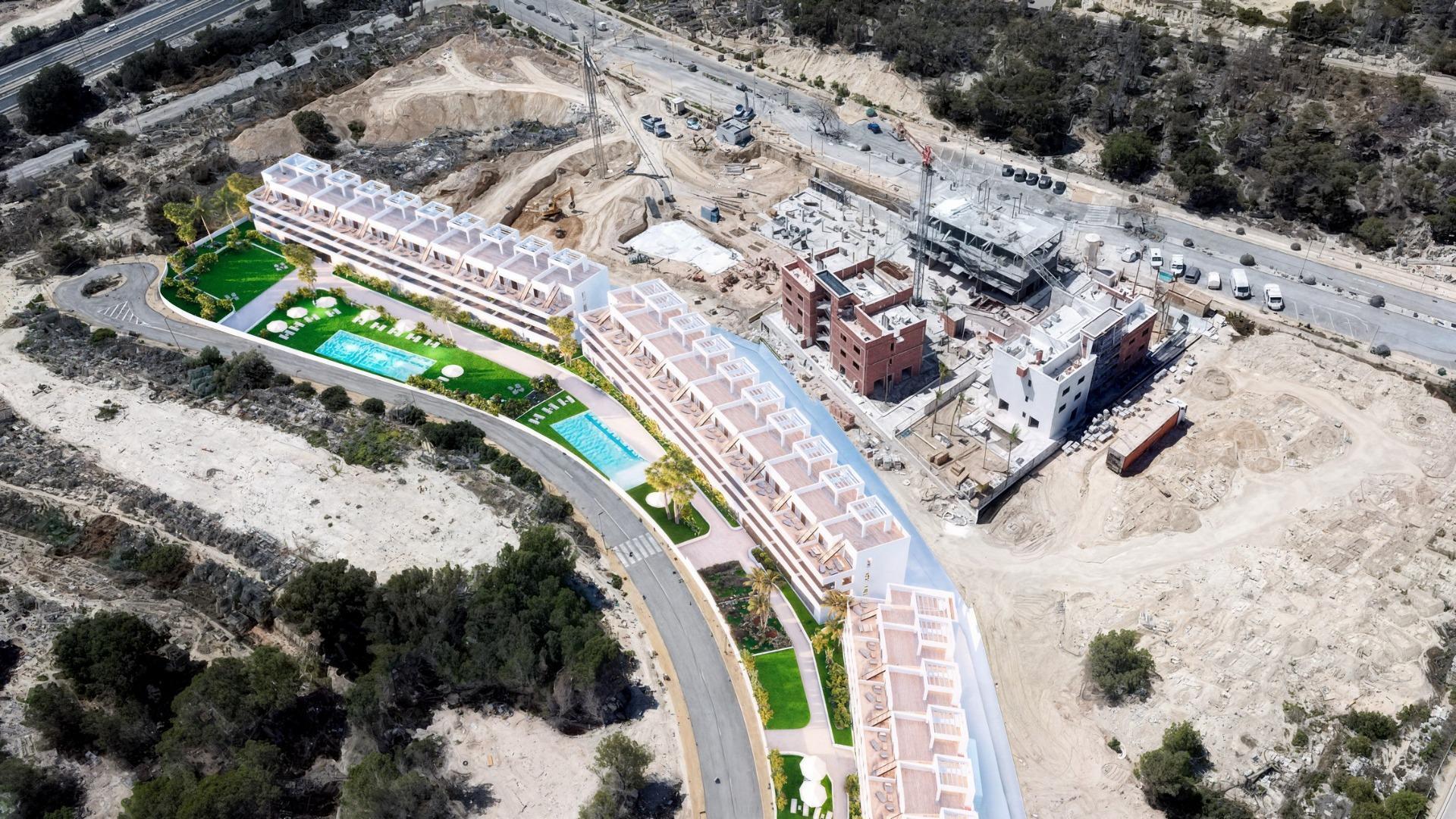 Ático Lujo Obra Nueva con Piscina Privada en Finestrat — Vistas Panorámicas