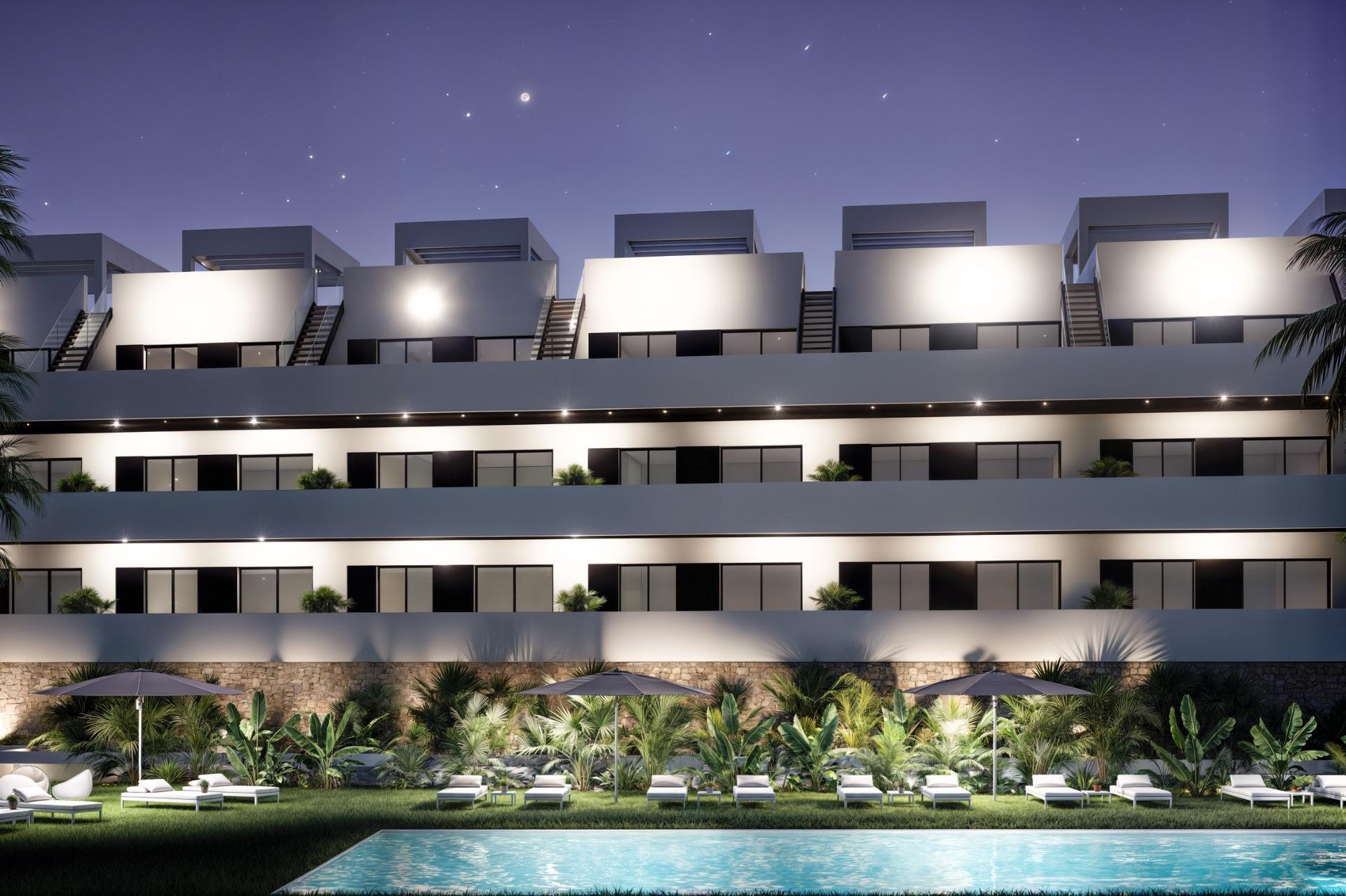 Ático Lujo Obra Nueva con Piscina Privada en Finestrat — Vistas Panorámicas