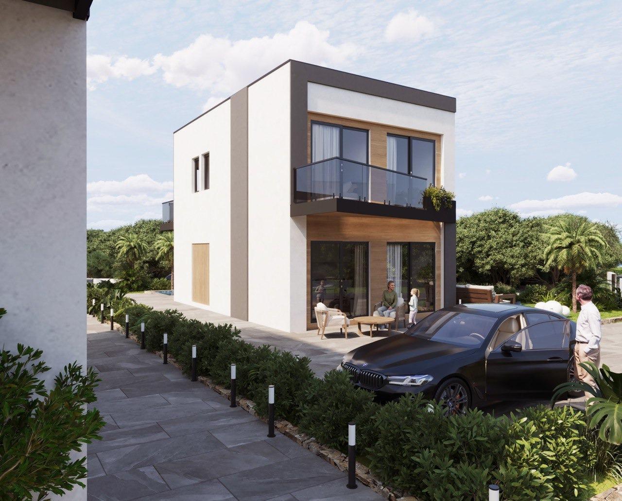 Villa de Obra Nueva en Finestrat con Piscina Privada — 3 Dorm.