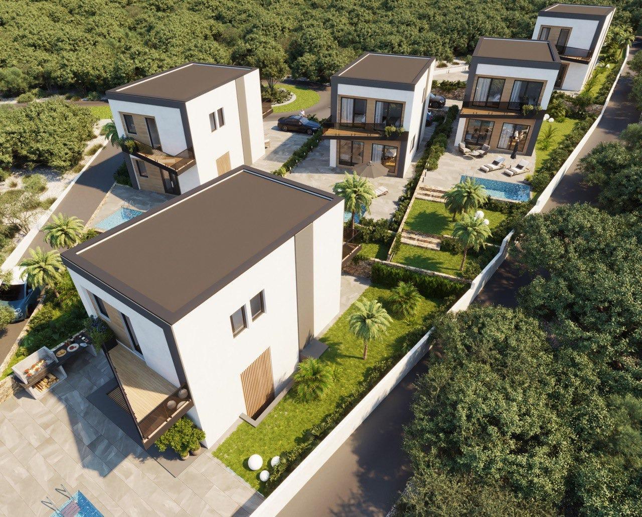 Villa de Obra Nueva en Finestrat con Piscina Privada — 3 Dorm.