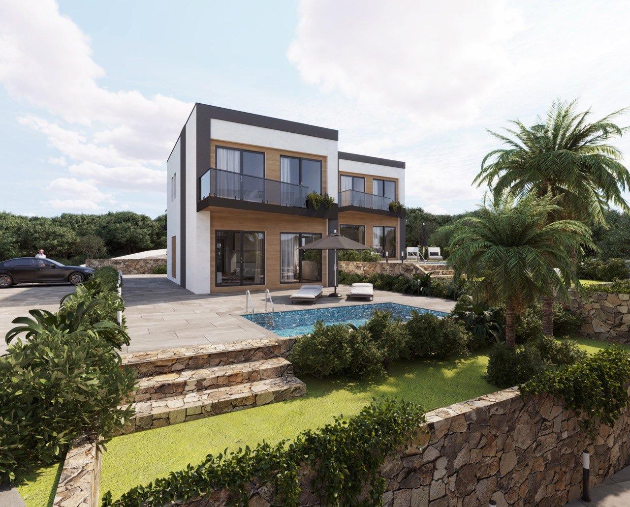 Villa de Obra Nueva en Finestrat con Piscina Privada — 3 Dorm.