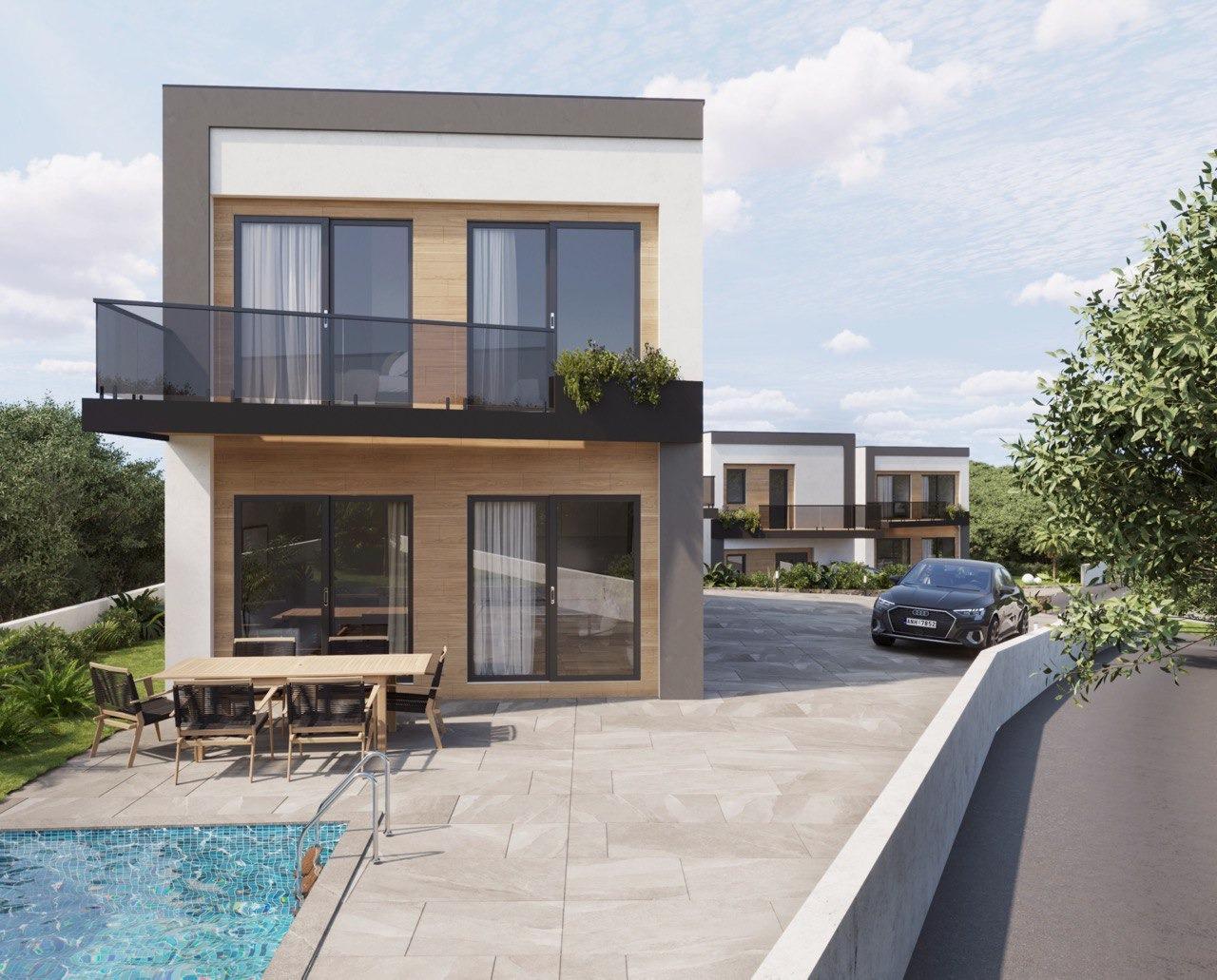 Villa de Obra Nueva en Finestrat con Piscina Privada — 3 Dorm.