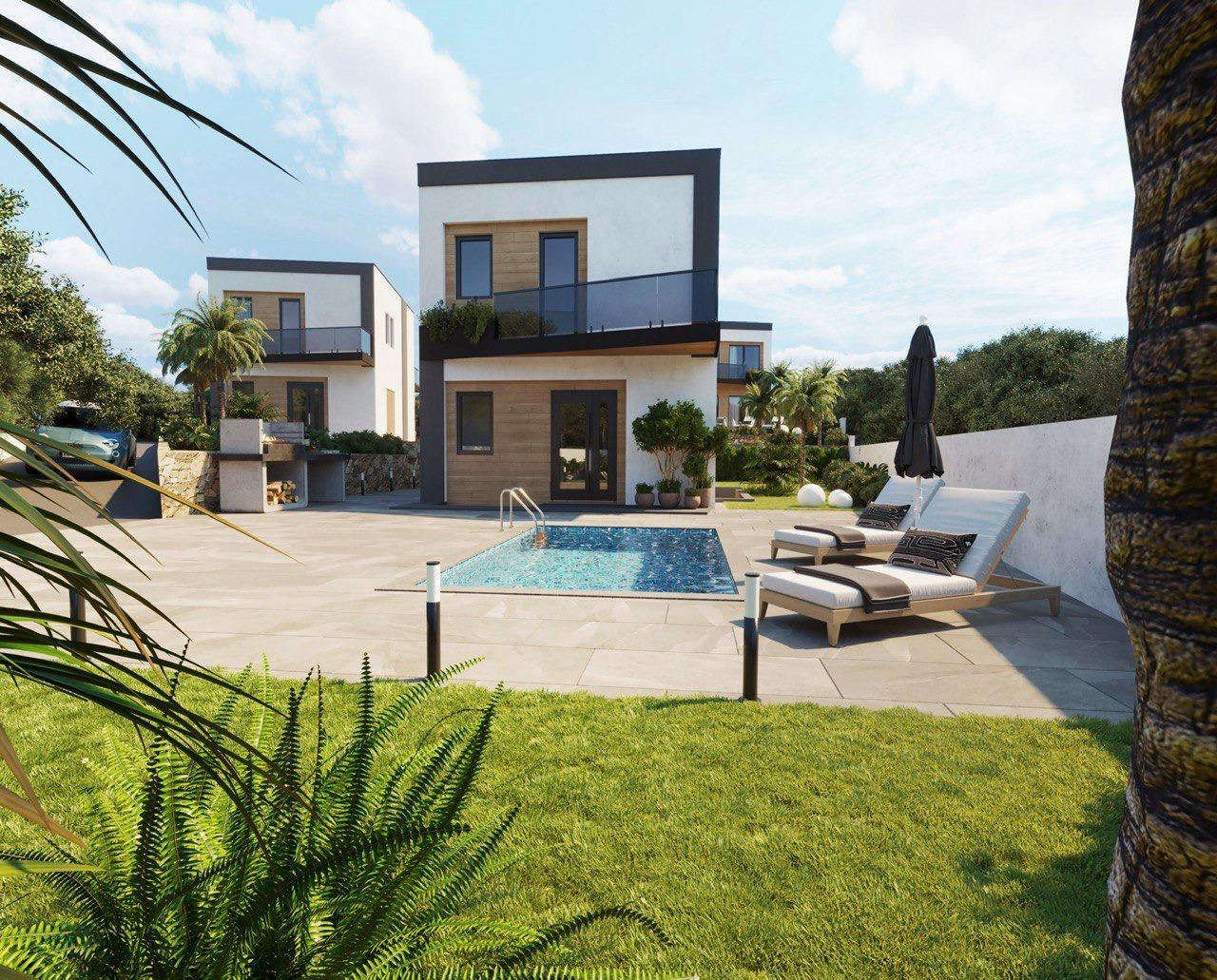 Villa de Obra Nueva en Finestrat con Piscina Privada — 3 Dorm.