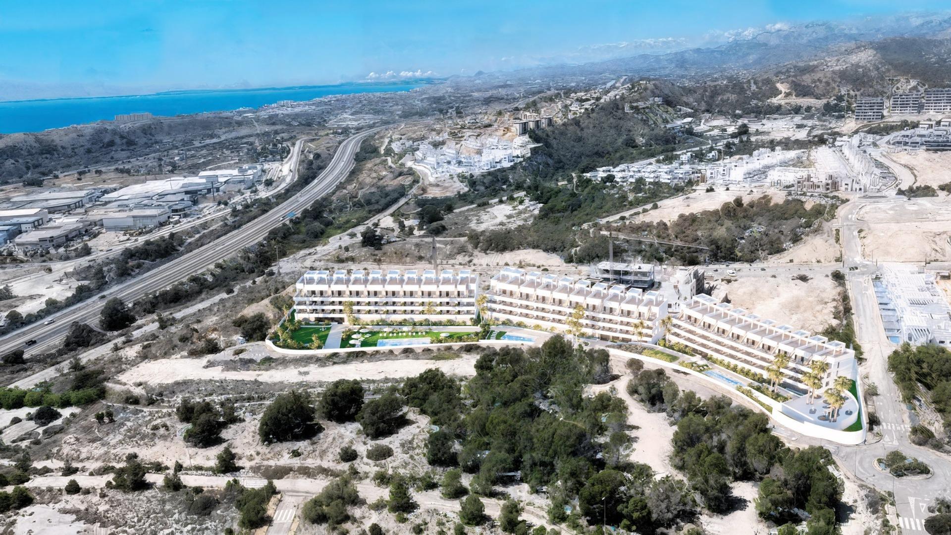 Apartamento Obra Nueva en Finestrat con Piscina Privada y Vistas al Mar