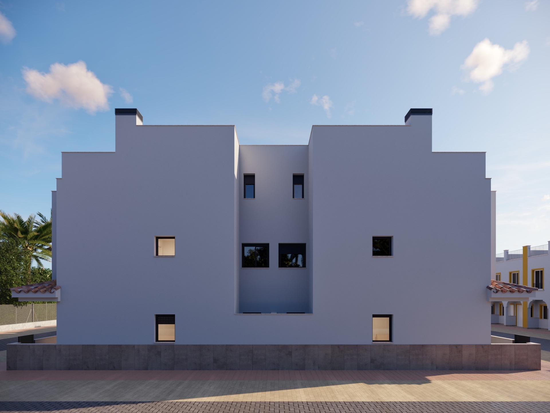Obra Nueva en Torre Pacheco: Adosado con Piscina Privada — 3 Dorm.