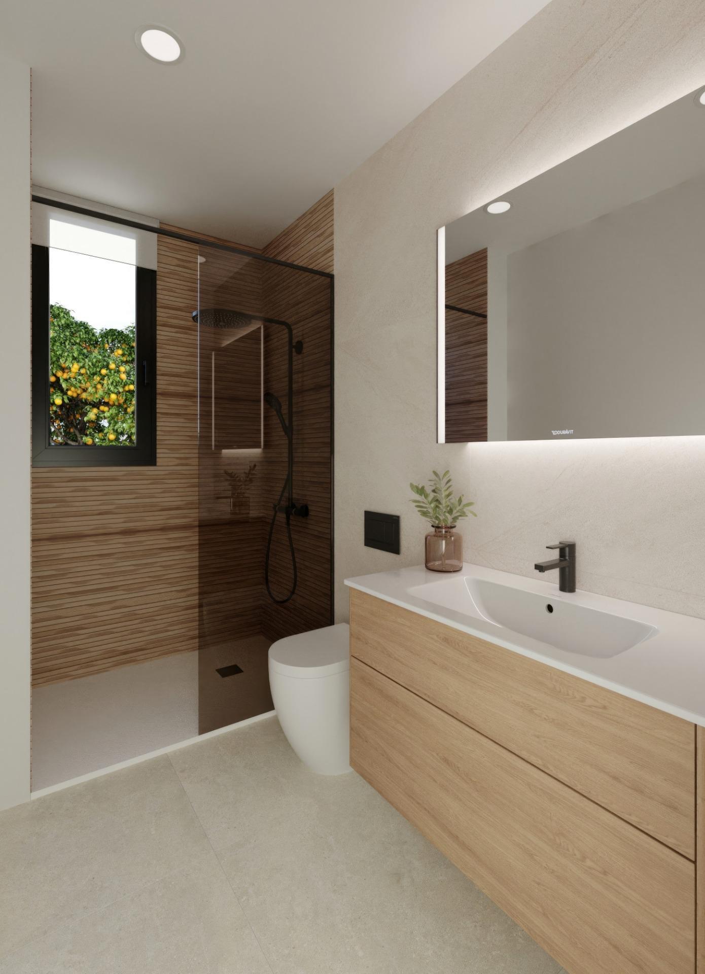 Villa obra nueva en Fuente Álamo con piscina privada y solárium — 3 dorm.