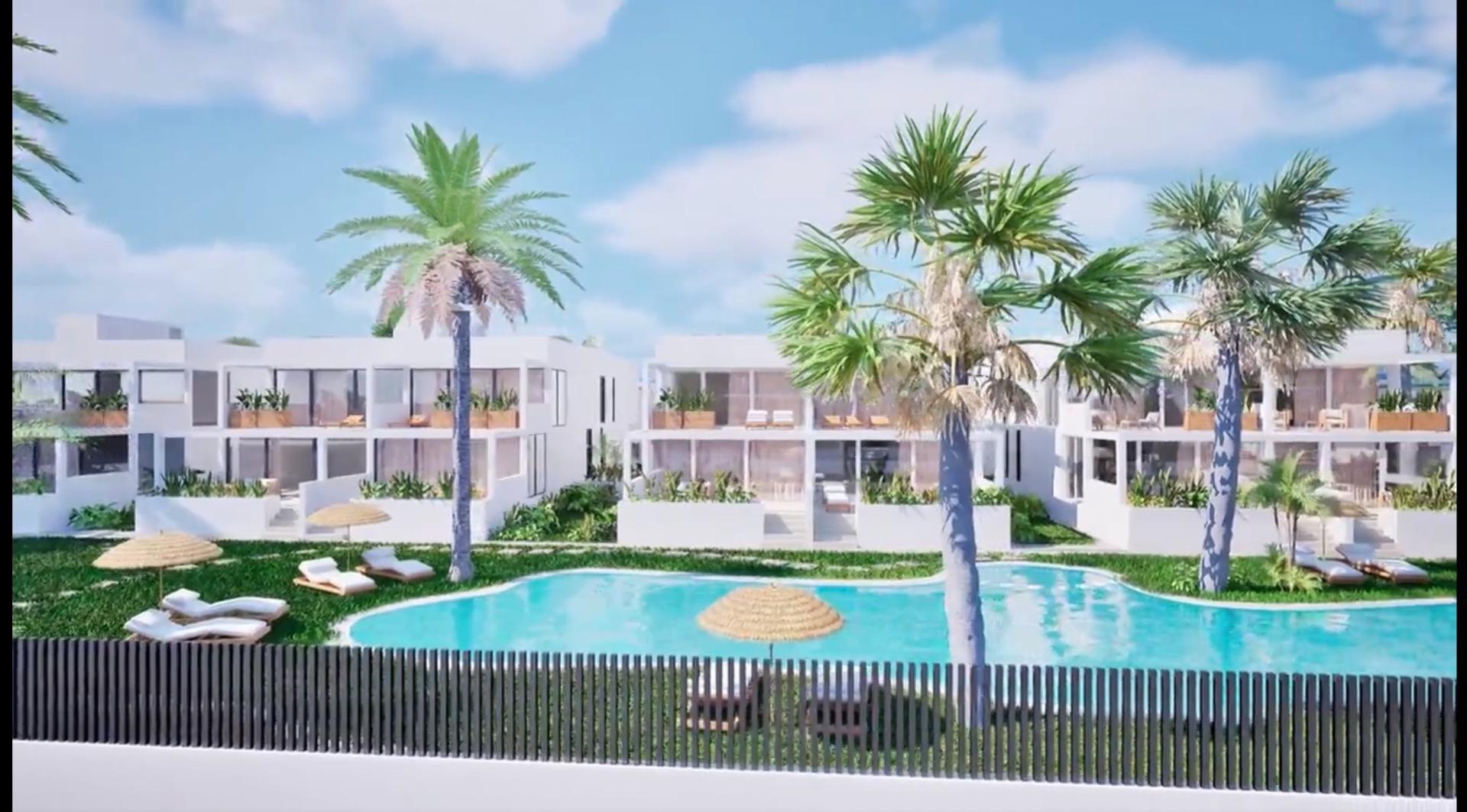 Chalet obra nueva en Cartagena con piscina – 3 dorm